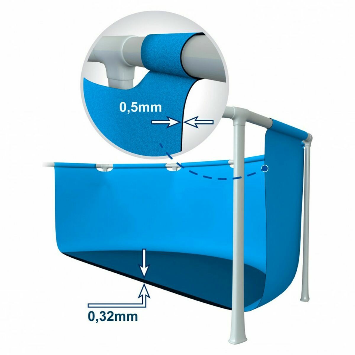 Bollhav Intex 6503 L Rund 366 x 76 cm - 4