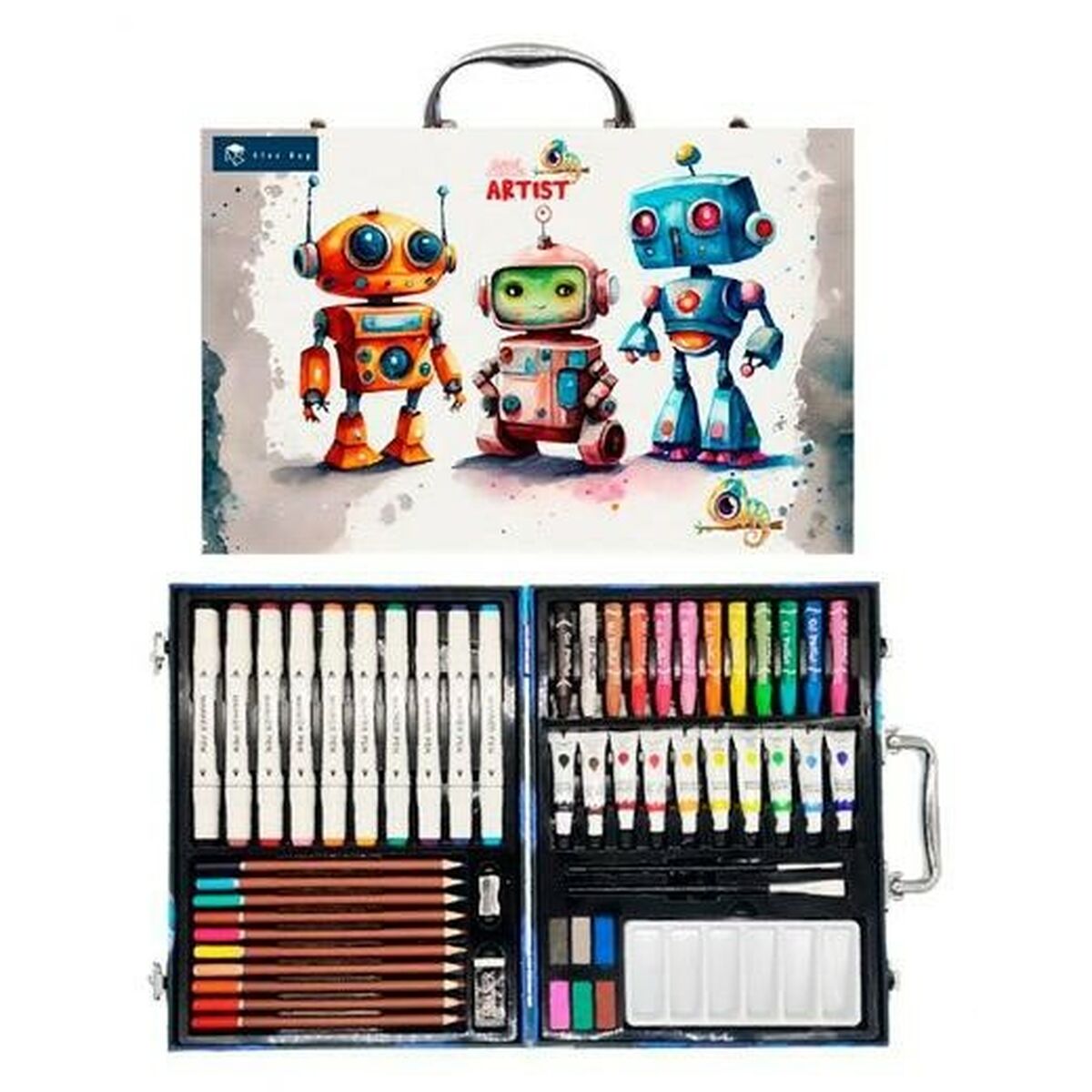 Målarset Roymart Robots 53 Delar Multicolour