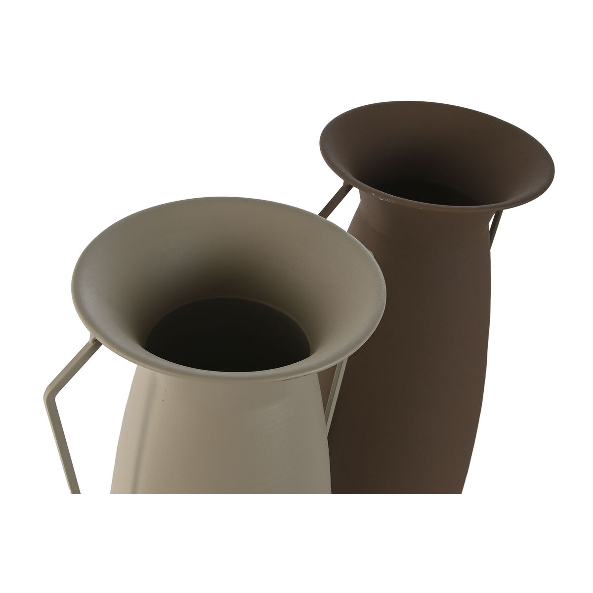 Vas Home ESPRIT Brun Beige Metall 25 x 25 x 44 cm (2 antal) - 3