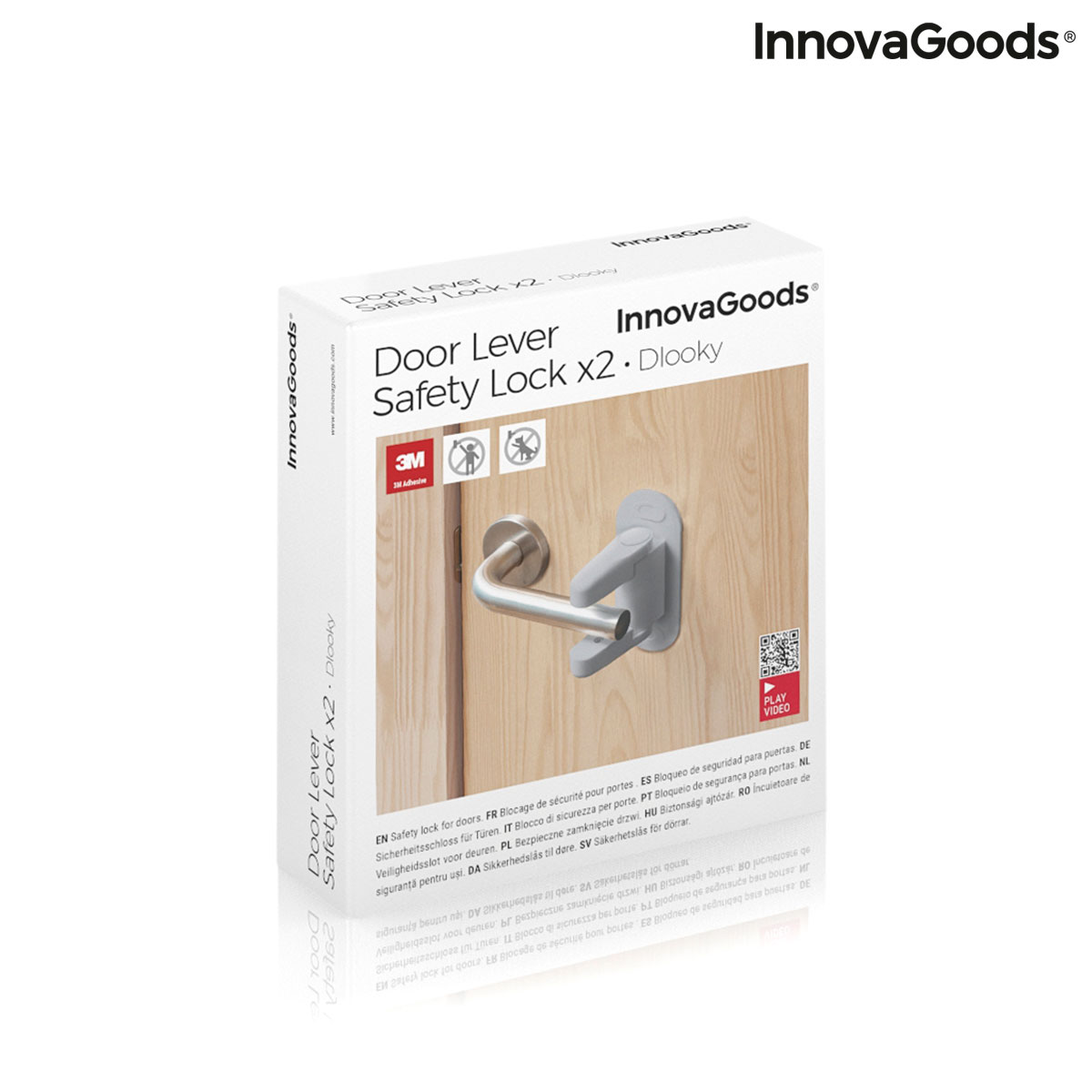 Säkerhetslås för dörrspak Dlooky InnovaGoods 2 antal - 2