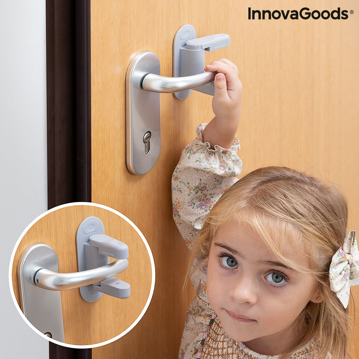 Säkerhetslås för dörrspak Dlooky InnovaGoods 2 antal