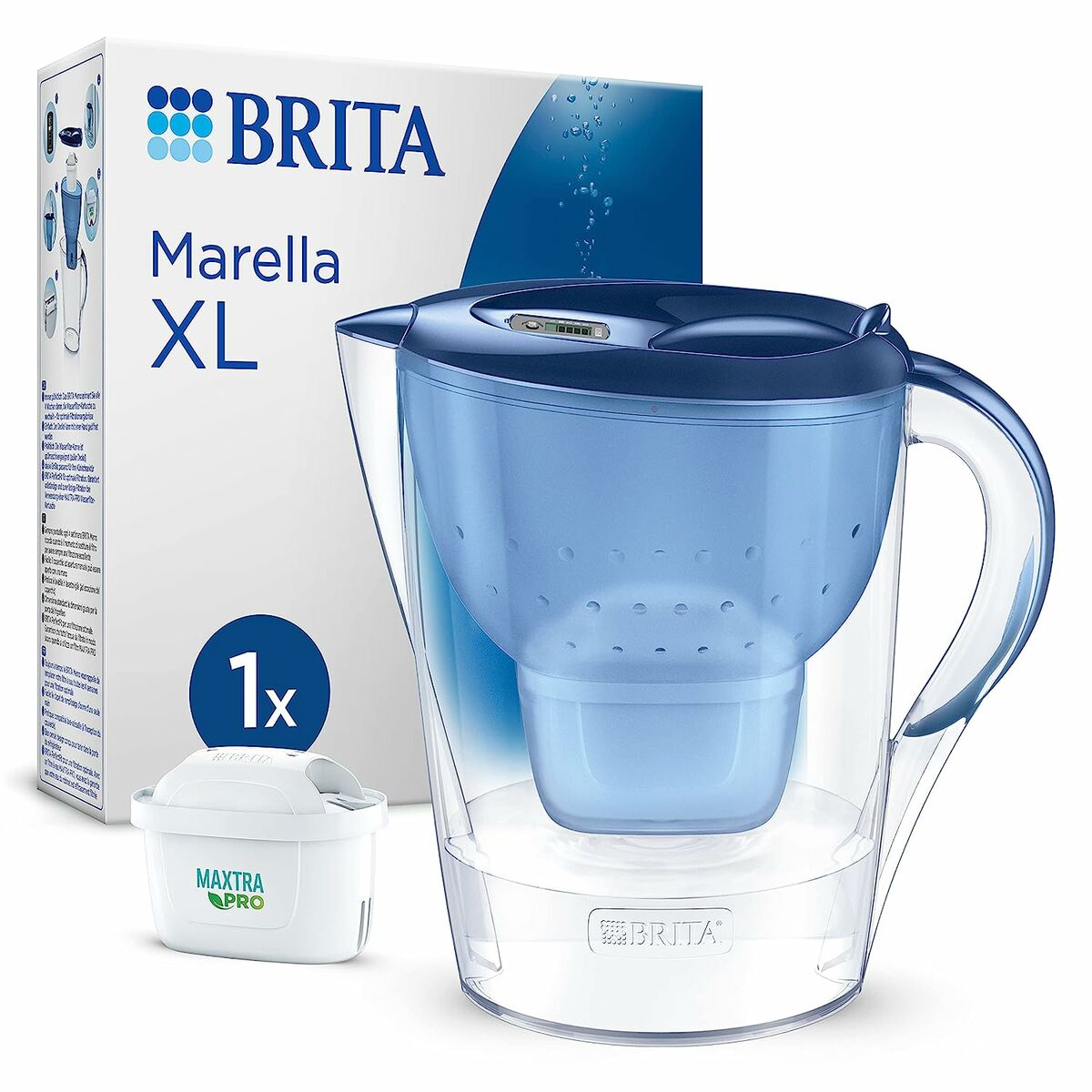 Filtreringskanna Brita Marella XL Blå 3,5 L - 5