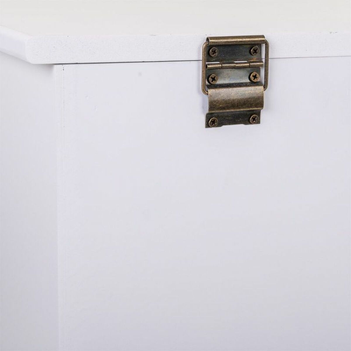 Förvaringskista med sits Alexandra House Living Gyllene Trä MDF 41 x 62 x 83 cm - 5