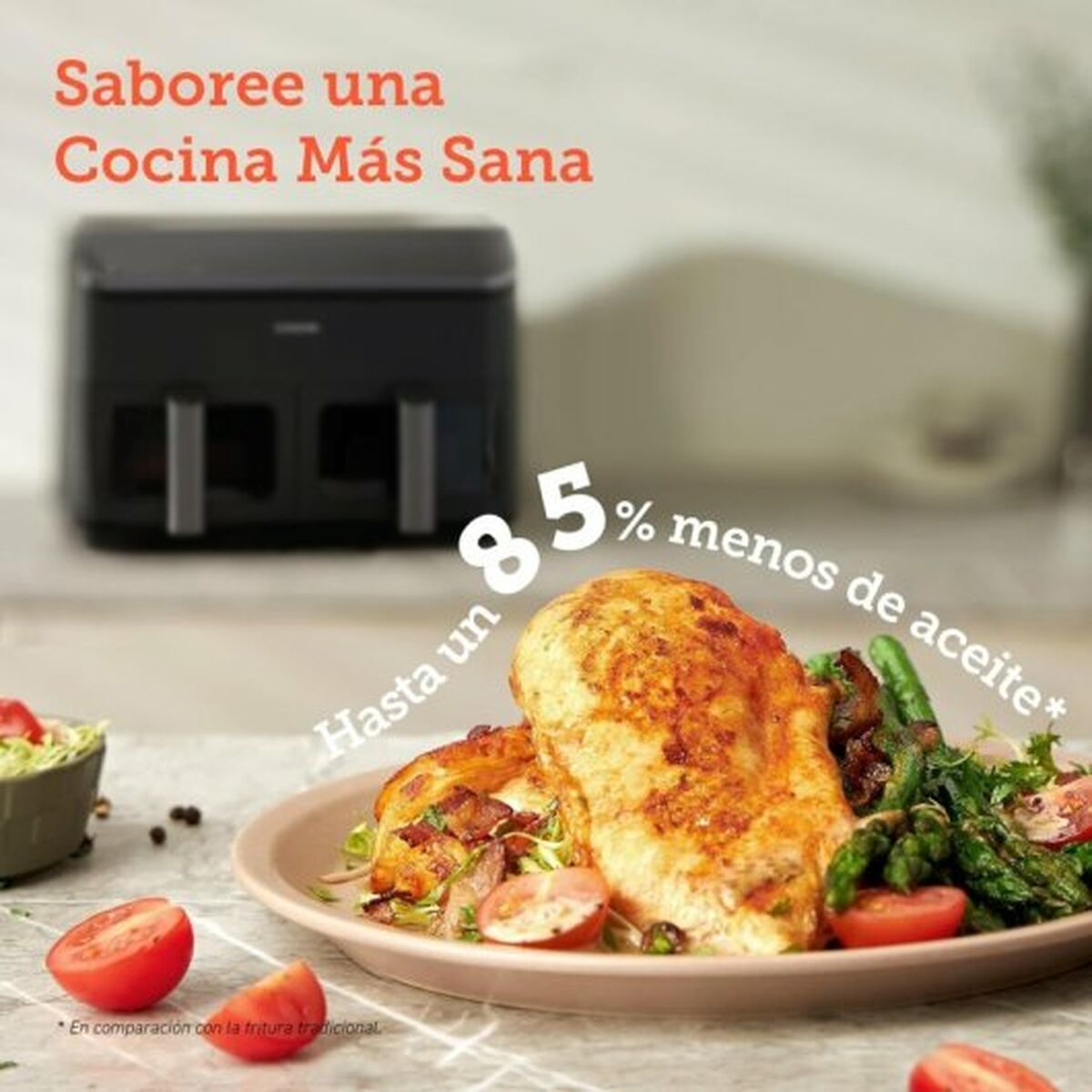 Luftfritös Cosori Dual Basket 8.5 Chef Edition Svart 8,5 L - 3