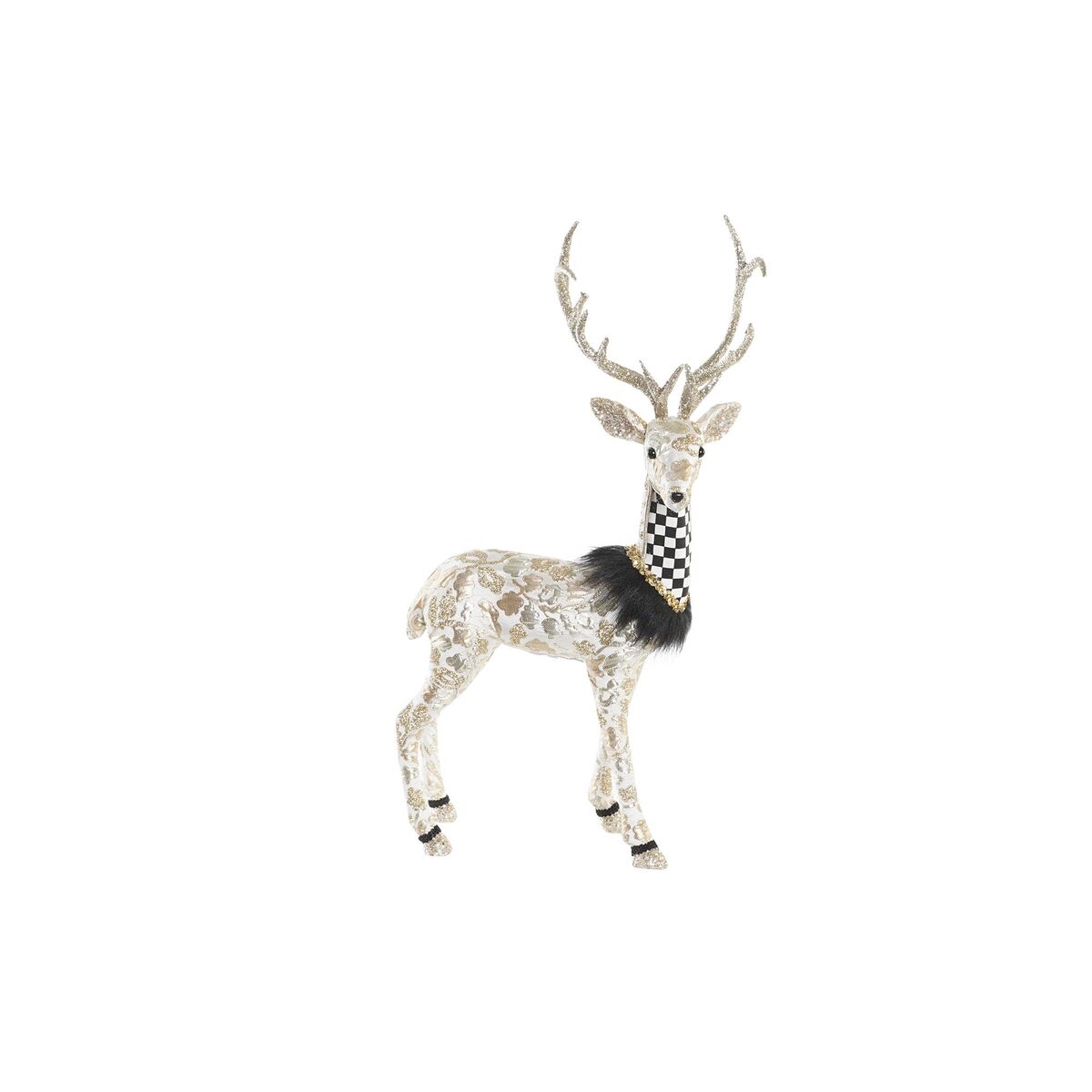 Julgranskula DKD Home Decor Svart Gyllene Ren 35 x 18 x 55 cm