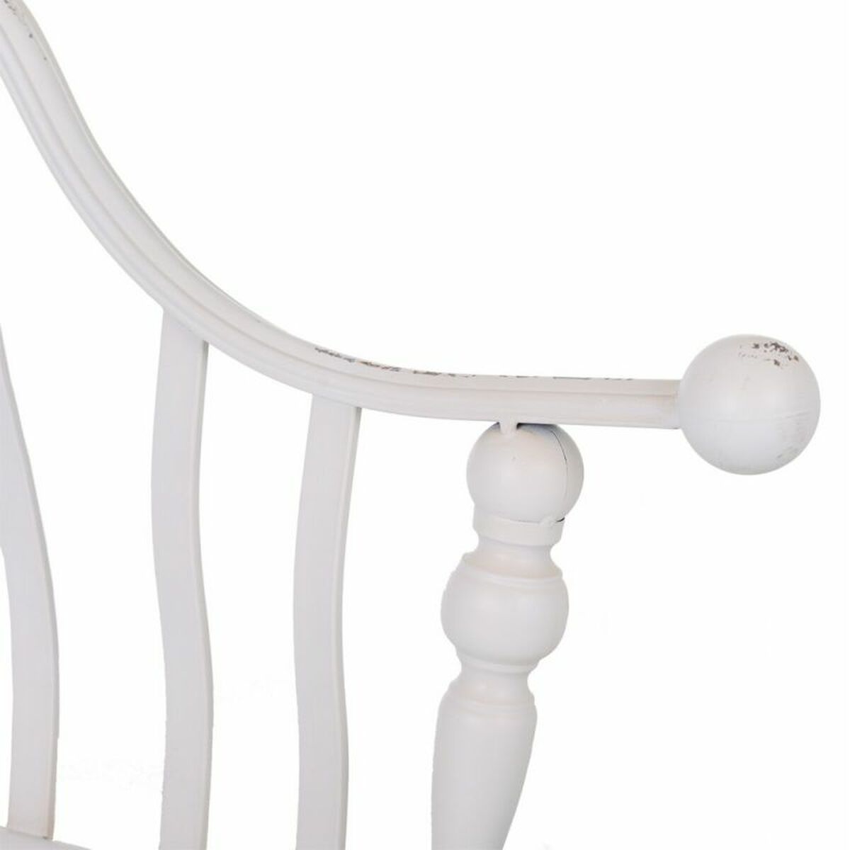 Bänk Alexandra House Living Vit Järn 53 x 86 x 128 cm - 5