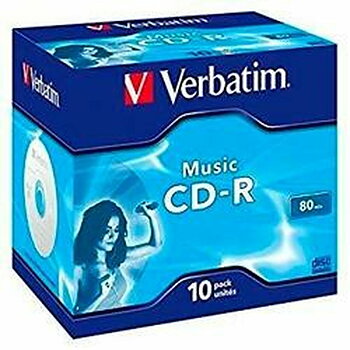 CD-R Verbatim 43365 Svart