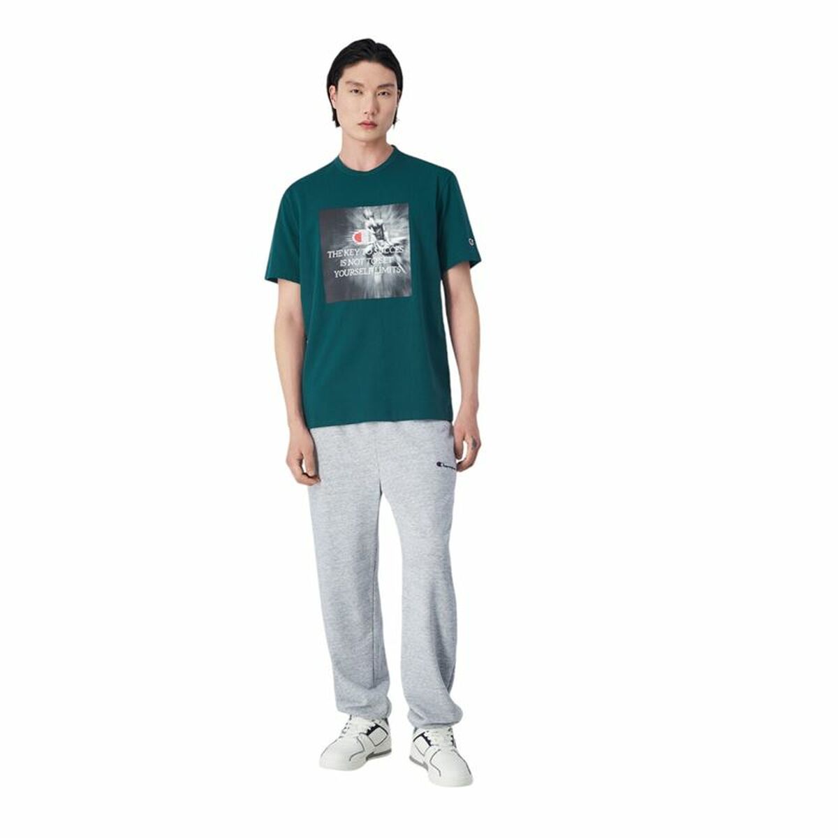 T-shirt med kortärm Herr Champion - 4