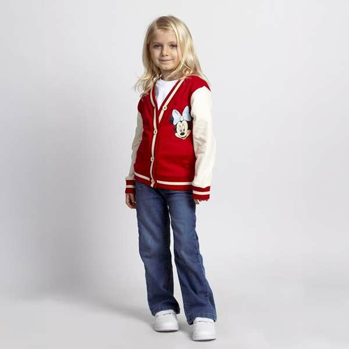 Överdel träningsoverall för barn Minnie Mouse Röd - 4