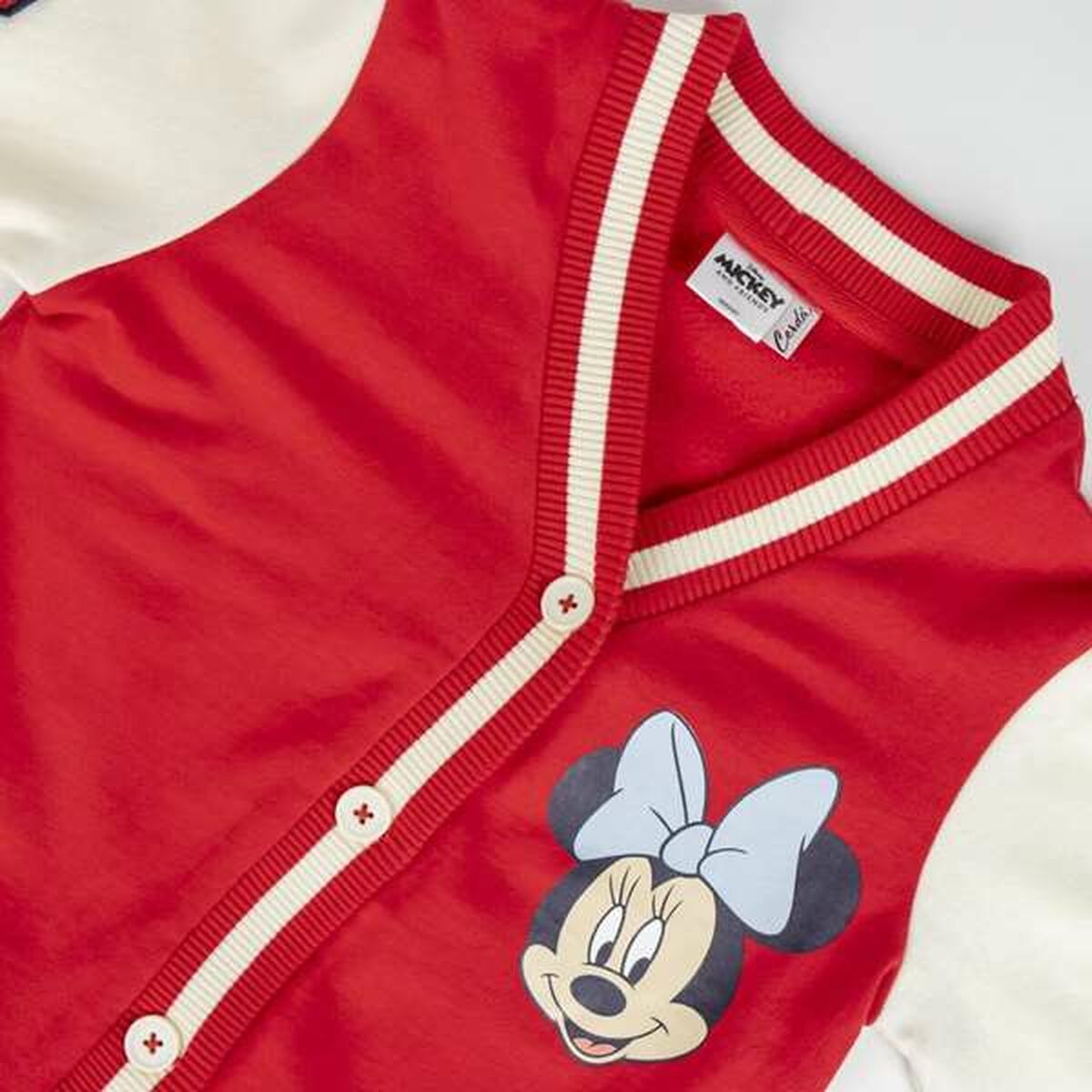 Överdel träningsoverall för barn Minnie Mouse Röd - 3