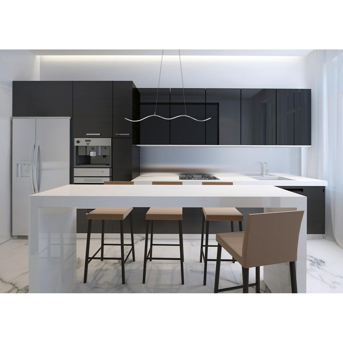 Taklampa Activejet AJE-SARA Silvrig 80 Aluminium 11 W () (4000 K) - 3