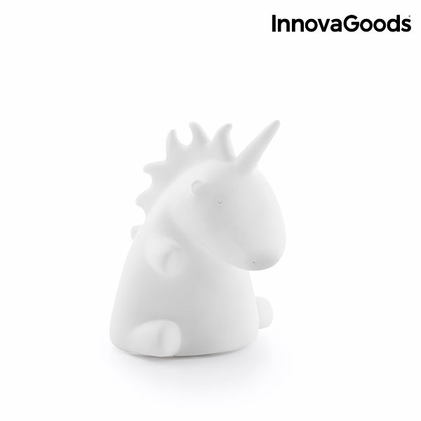 Flerfärgad Enhörningslampa LEDicorn InnovaGoods - 6