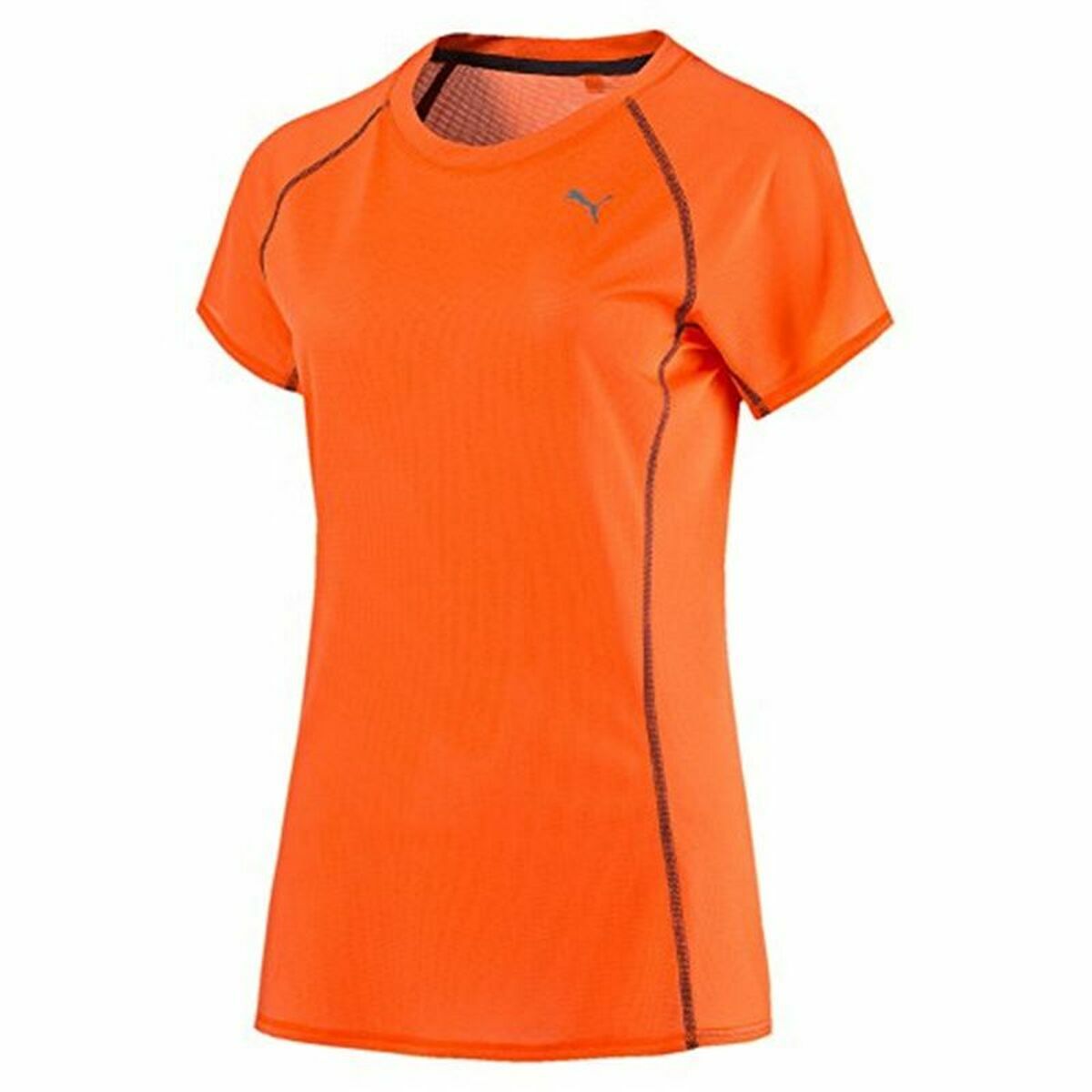 Sporttröja med ärmar Puma Pe Running Tee Orange - 4