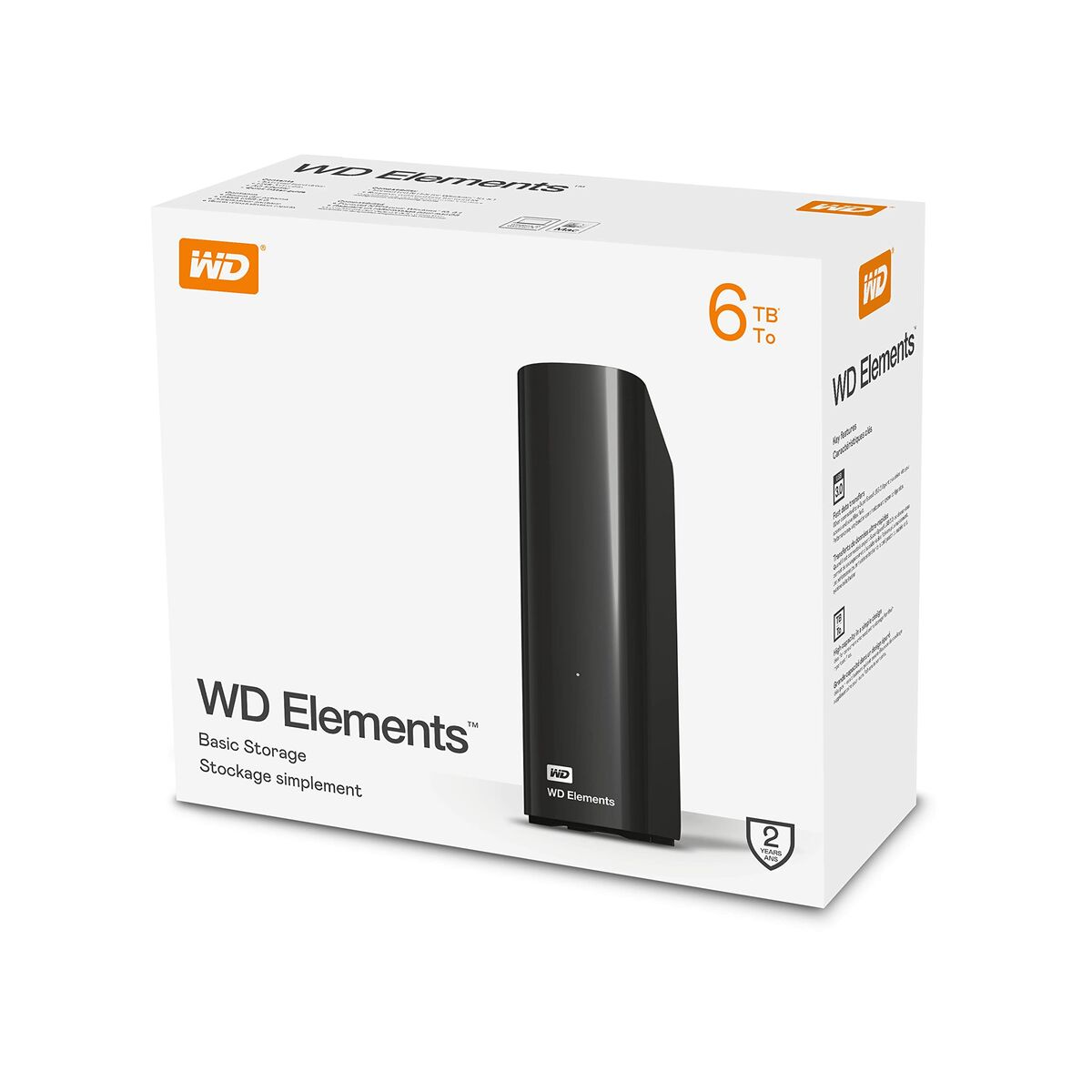 Extern Hårddisk Western Digital WDBWLG0060HBK-EESN 6 TB - 3