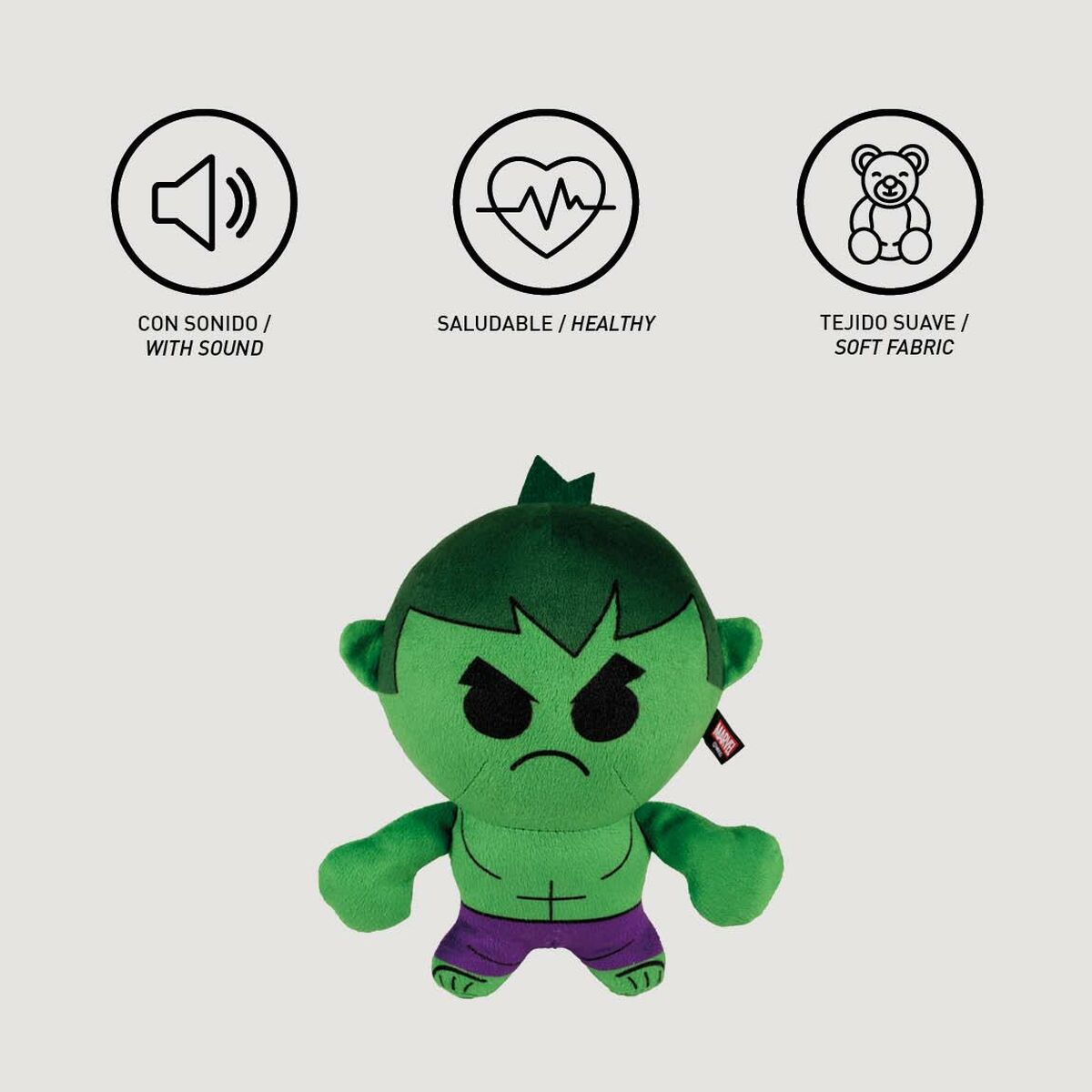 Hundleksak The Avengers Grön 100 % polyester - 16