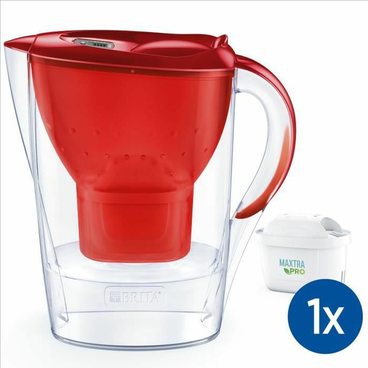 Filtreringskanna Brita Marella Röd 2,4 L - 2