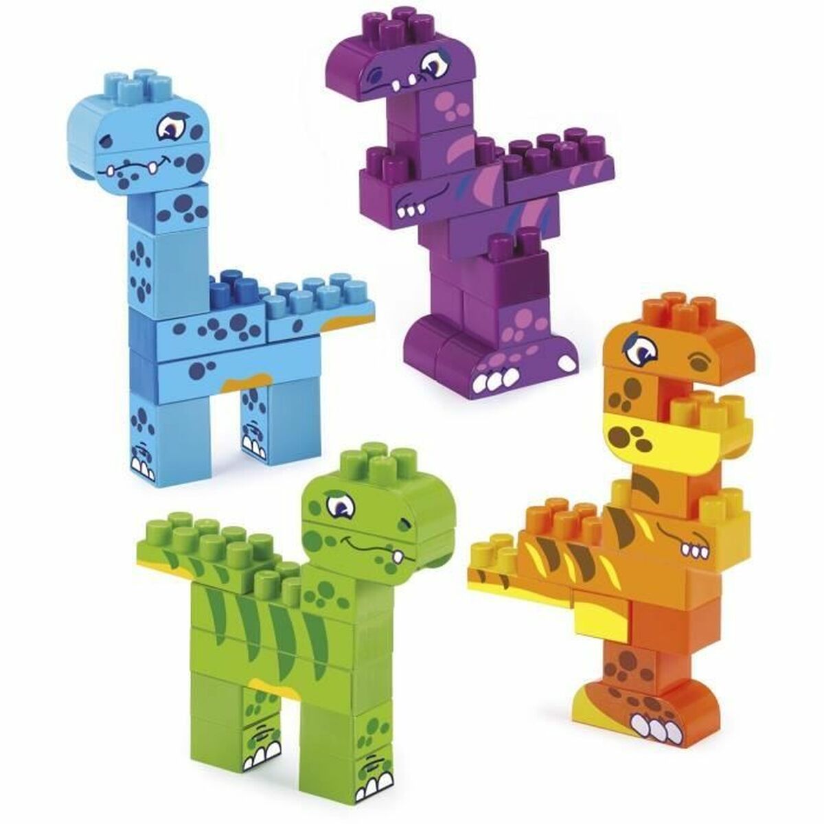 Playset Ecoiffier Dinosaur box Dinosaurier 150 Delar - 3