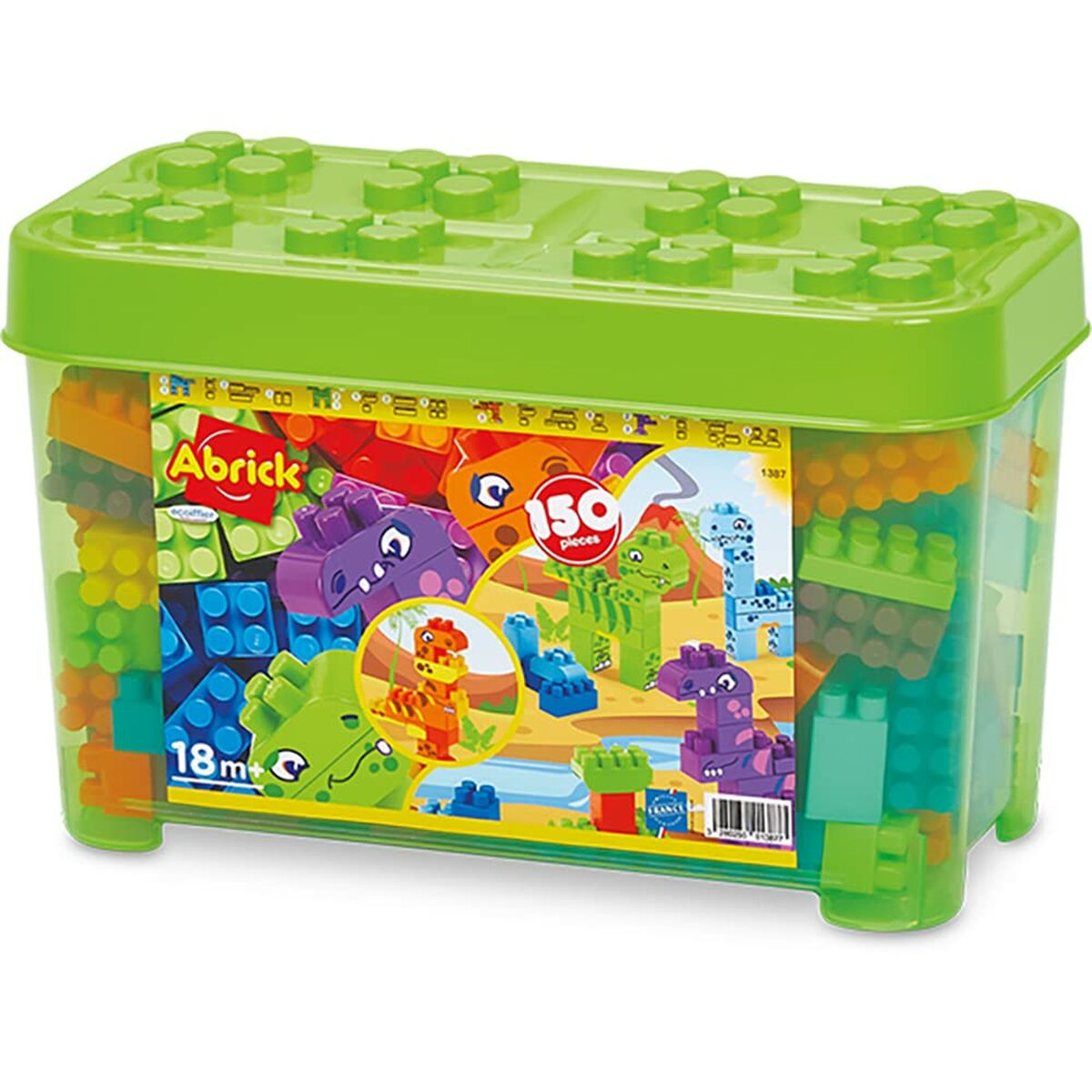 Playset Ecoiffier Dinosaur box Dinosaurier 150 Delar