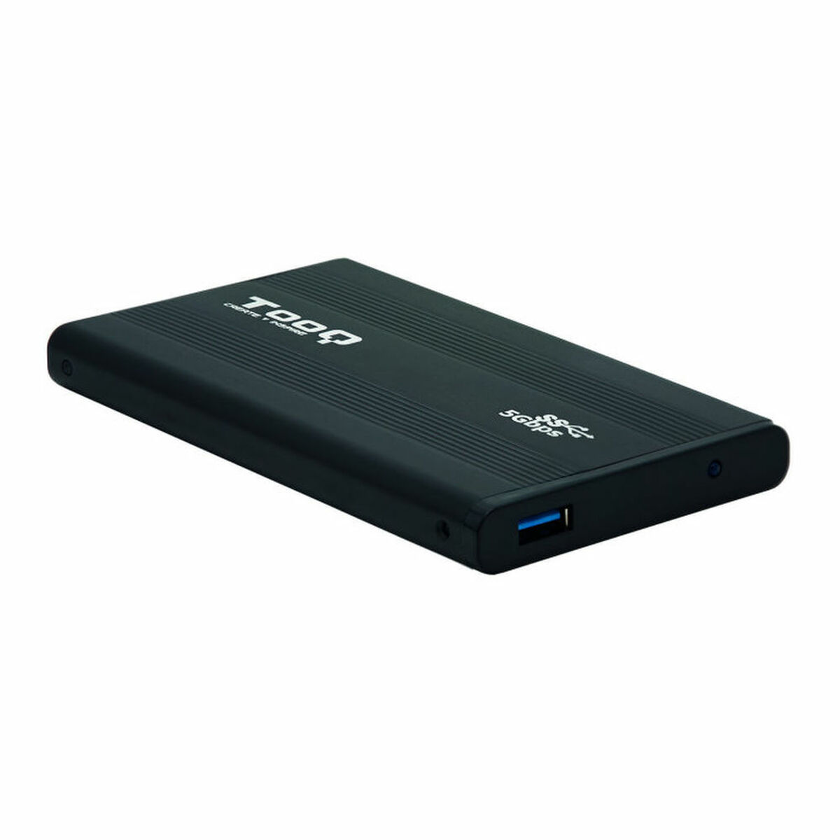 Hårddiskkabinett TooQ TQE-2524B 2.5" HD SATA III USB 3.0 Svart 2,5"