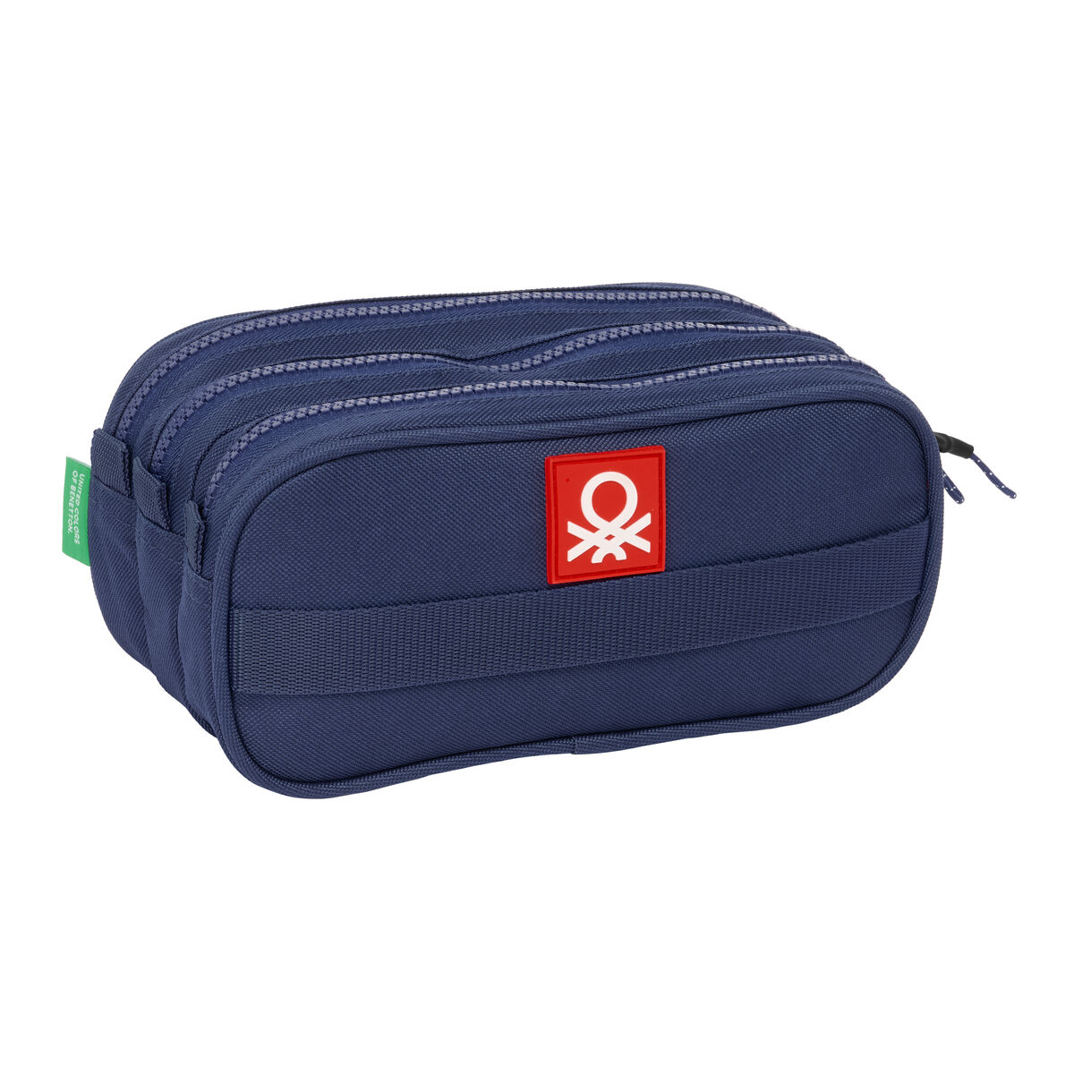 Tredubbel Carry-all Benetton Flag Marinblå 21,5 x 10 x 8 cm - 4