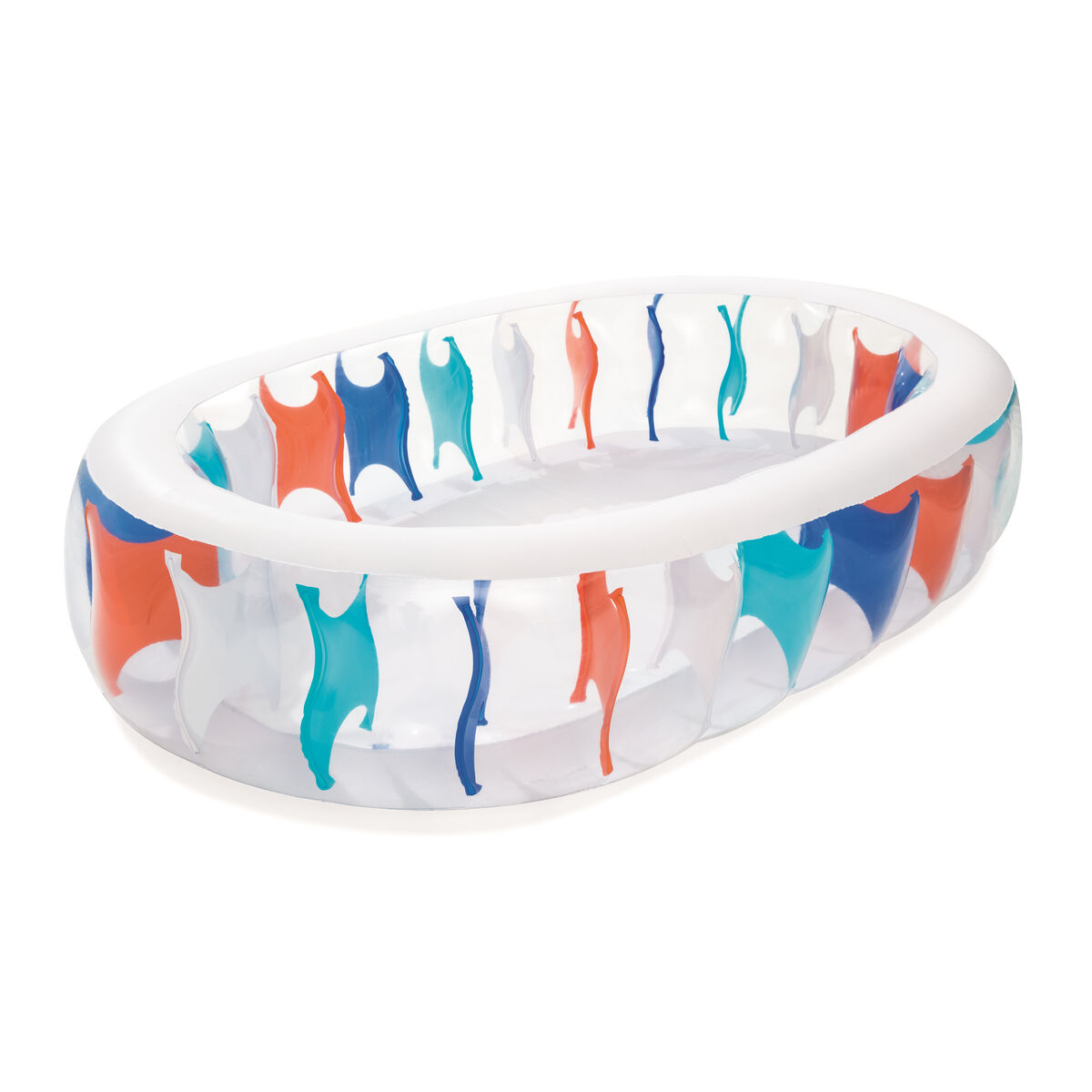 Bestway Uppblåsbar Oval Pool 229x152x51 cm +6 År Trädgård 54066 - 7