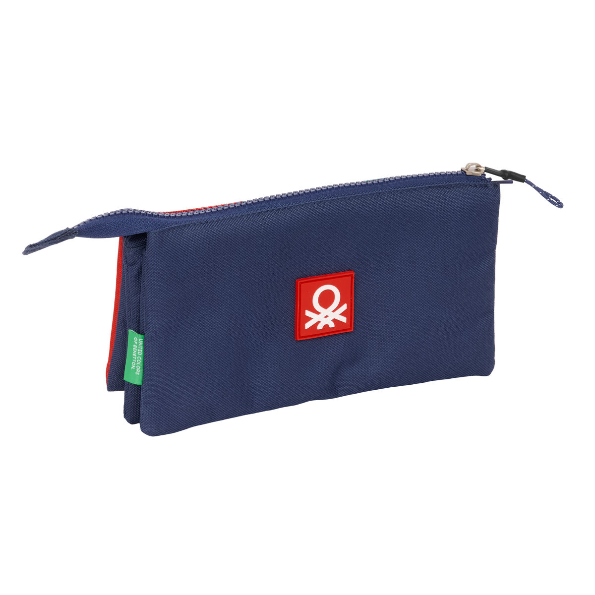 Tredubbel Carry-all Benetton Flag Marinblå 22 x 12 x 3 cm - 3