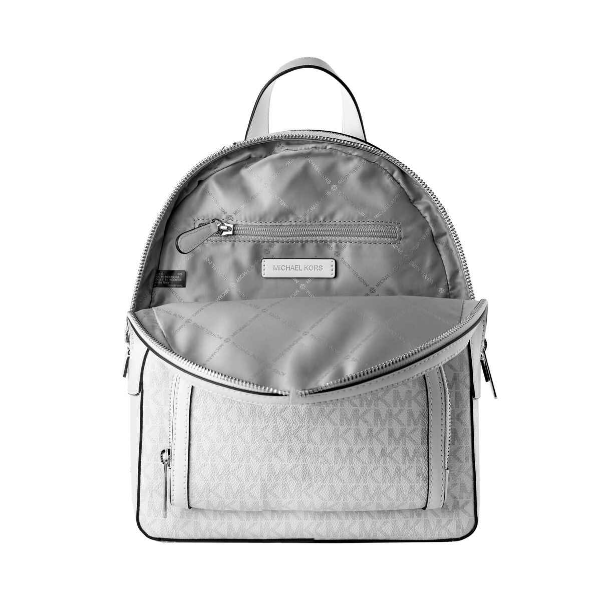 Ryggsäck Casual Michael Kors 35H3S8TB6V-OPTIC-WHITE Vit 28 x 23 x 10 cm - 3