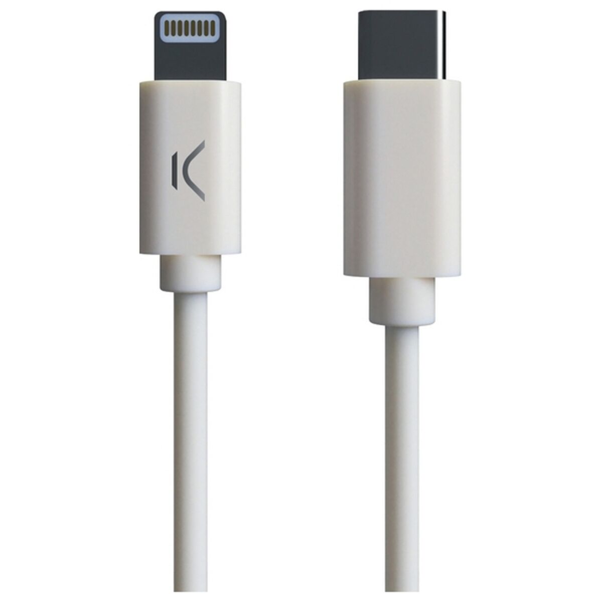 Kabel USB-C till Lightning KSIX MFI (1 m) Vit - 4