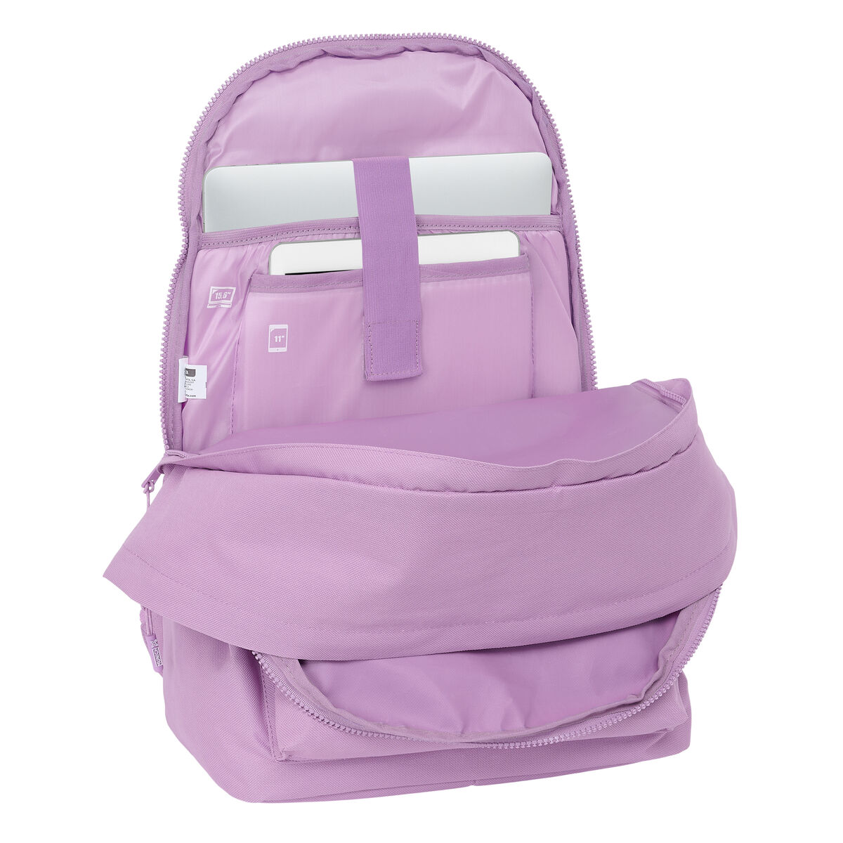 Laptopryggsäck Munich Basic Lila 31 x 44 x 18 cm - 4