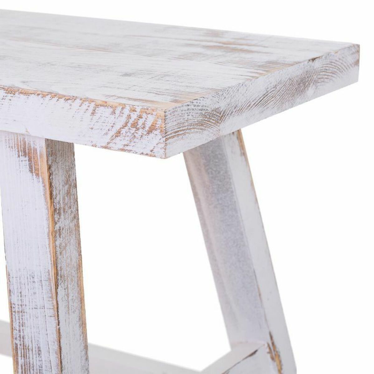 Sittpall Alexandra House Living Vit Furu 25 x 50 x 70 cm - 7