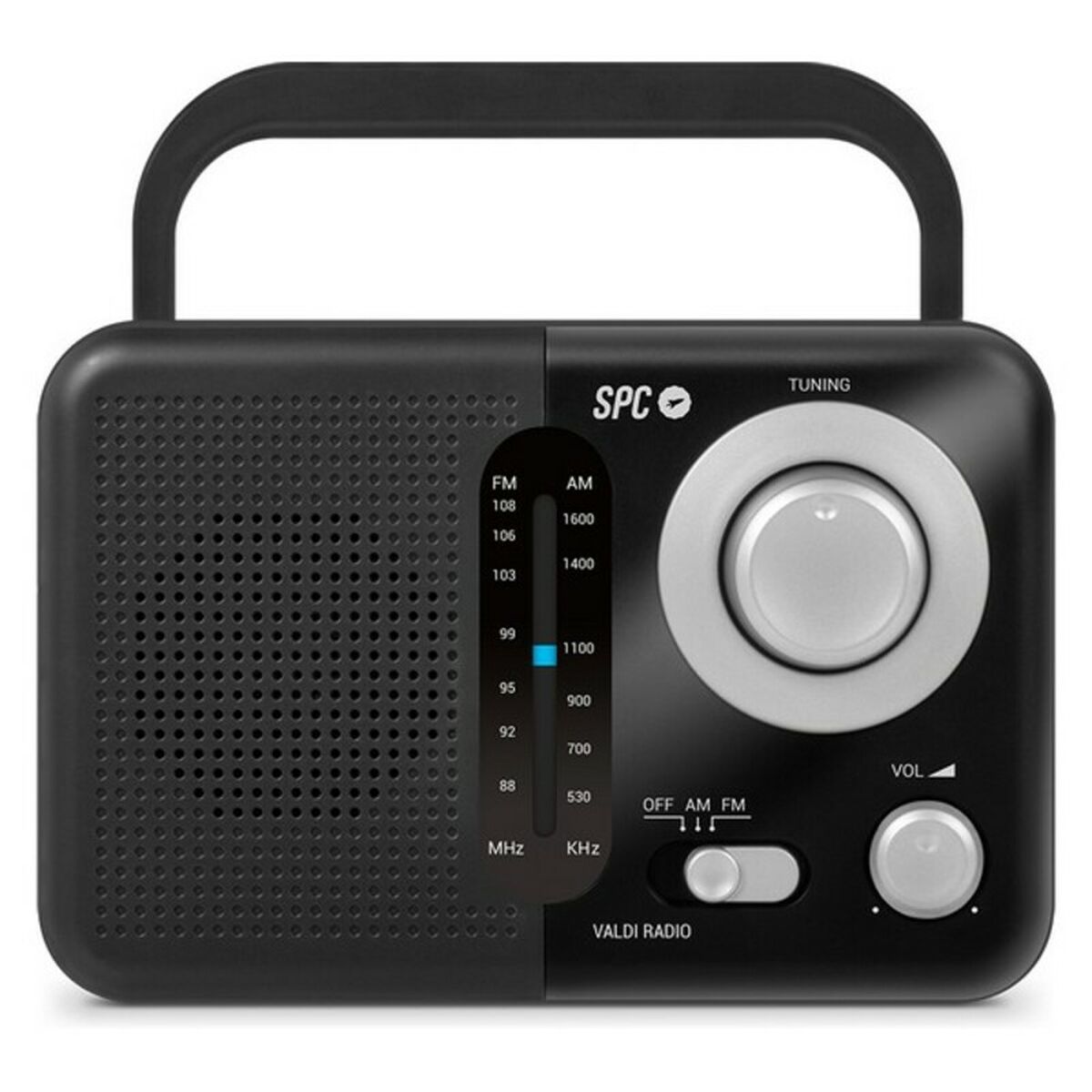 Radio SPC SPC Valdi Svart - 2