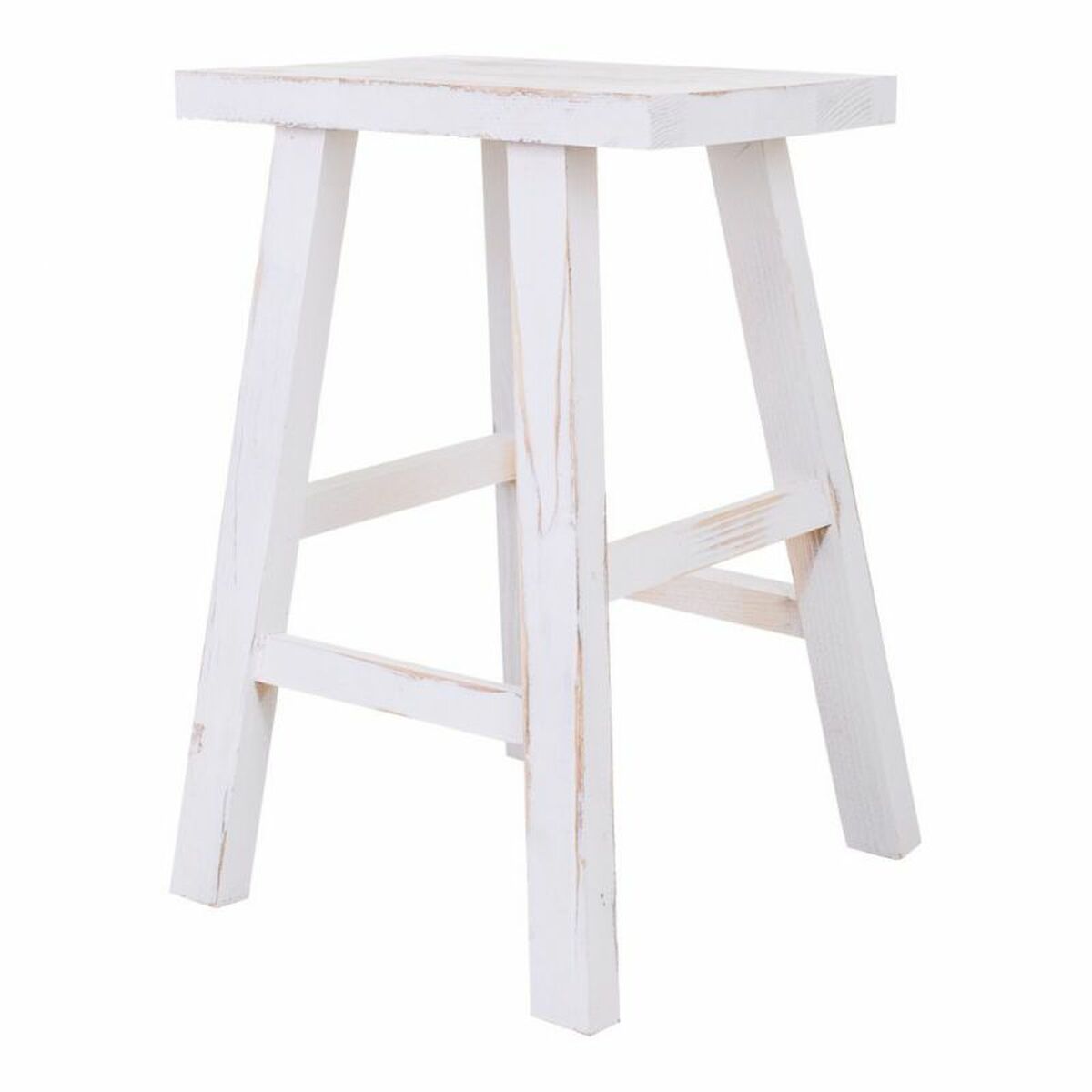 Sittpall Alexandra House Living Vit Furu 25 x 50 x 35 cm - 5