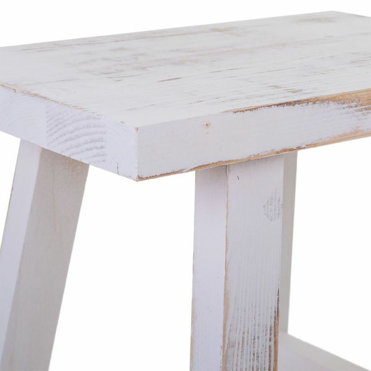 Sittpall Alexandra House Living Vit Furu 25 x 50 x 35 cm - 6