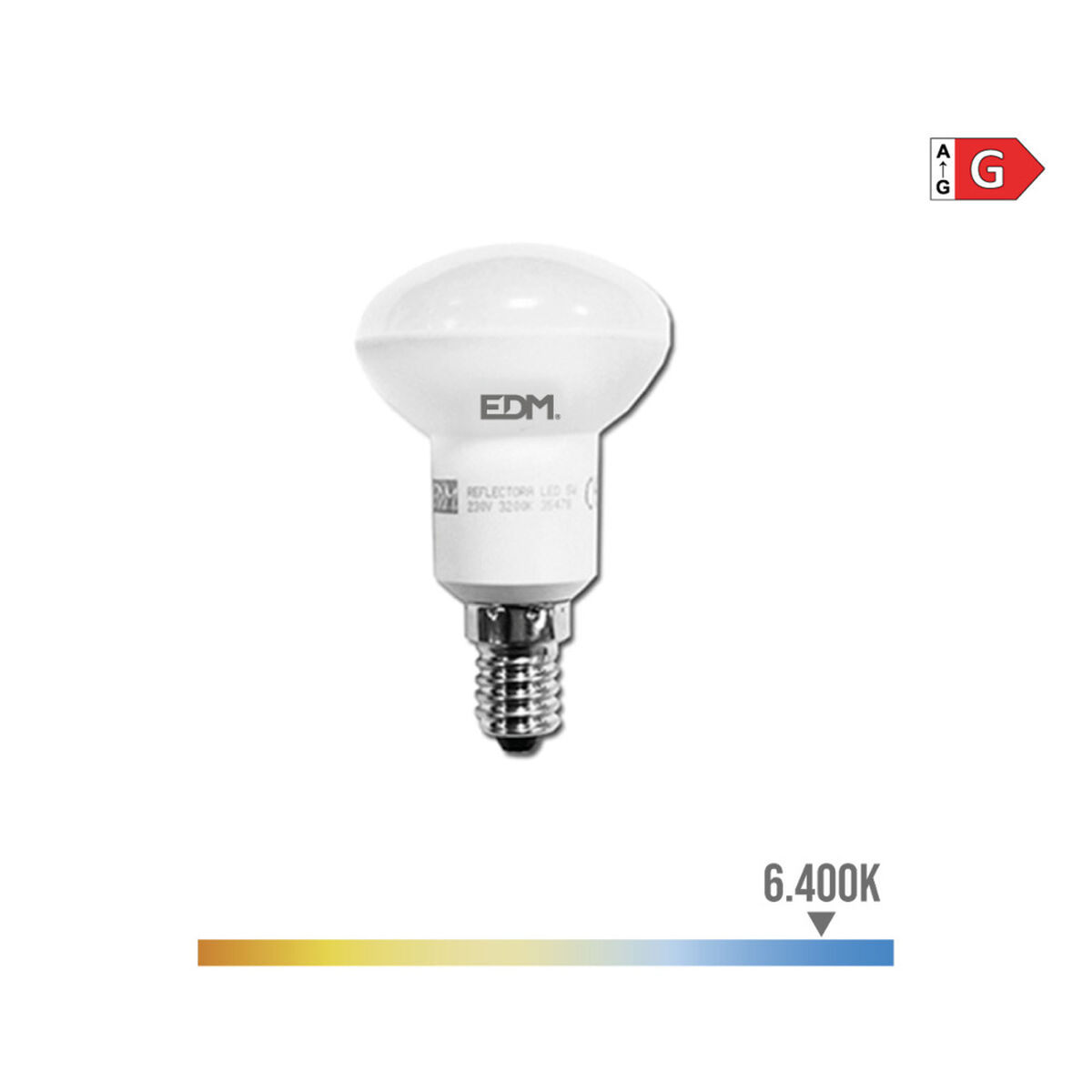 LED-lampa EDM 35483 G 35 W 5 W 32 W E14 400 lm 350 lm Ø 4,5 x 8 cm Reflektor (6400 K) - 6
