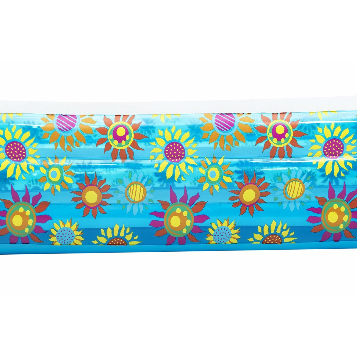 Bestway Uppblåsbar Pool 3 Kammare Floral 305x183x56 cm +6 År Trädgård 54121 - 6