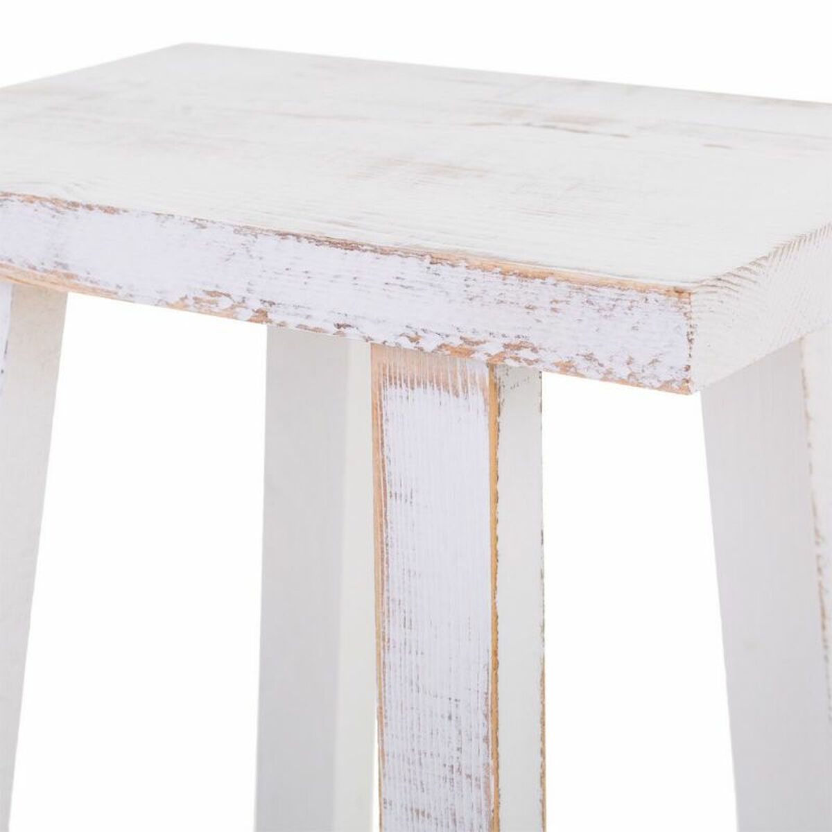 Sittpall Alexandra House Living Vit Furu 25 x 70 x 35 cm - 6