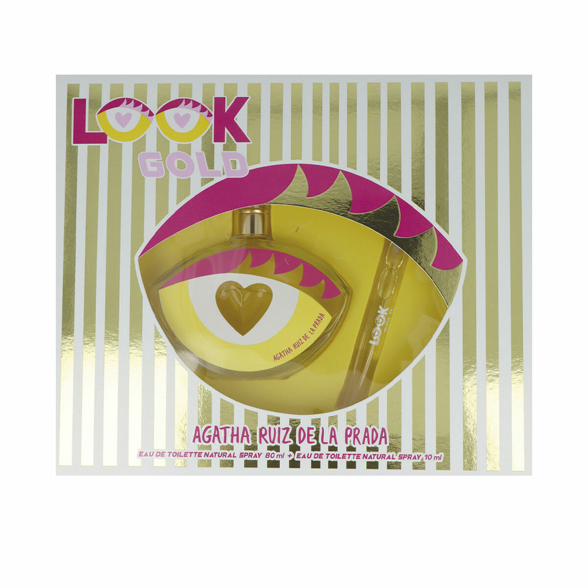 Parfymset Damer Agatha Ruiz De La Prada Look Gold 2 Delar - 2