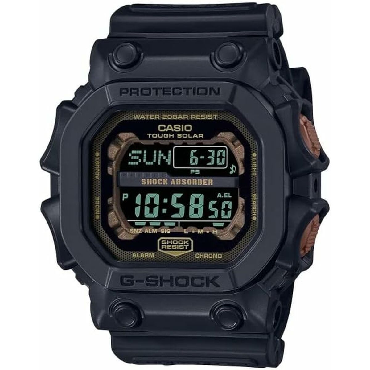 Herrklocka Casio G-Shock THE KING - XL G-SHOCK - BLACK & RUST SERIE Svart (ø 54 mm)