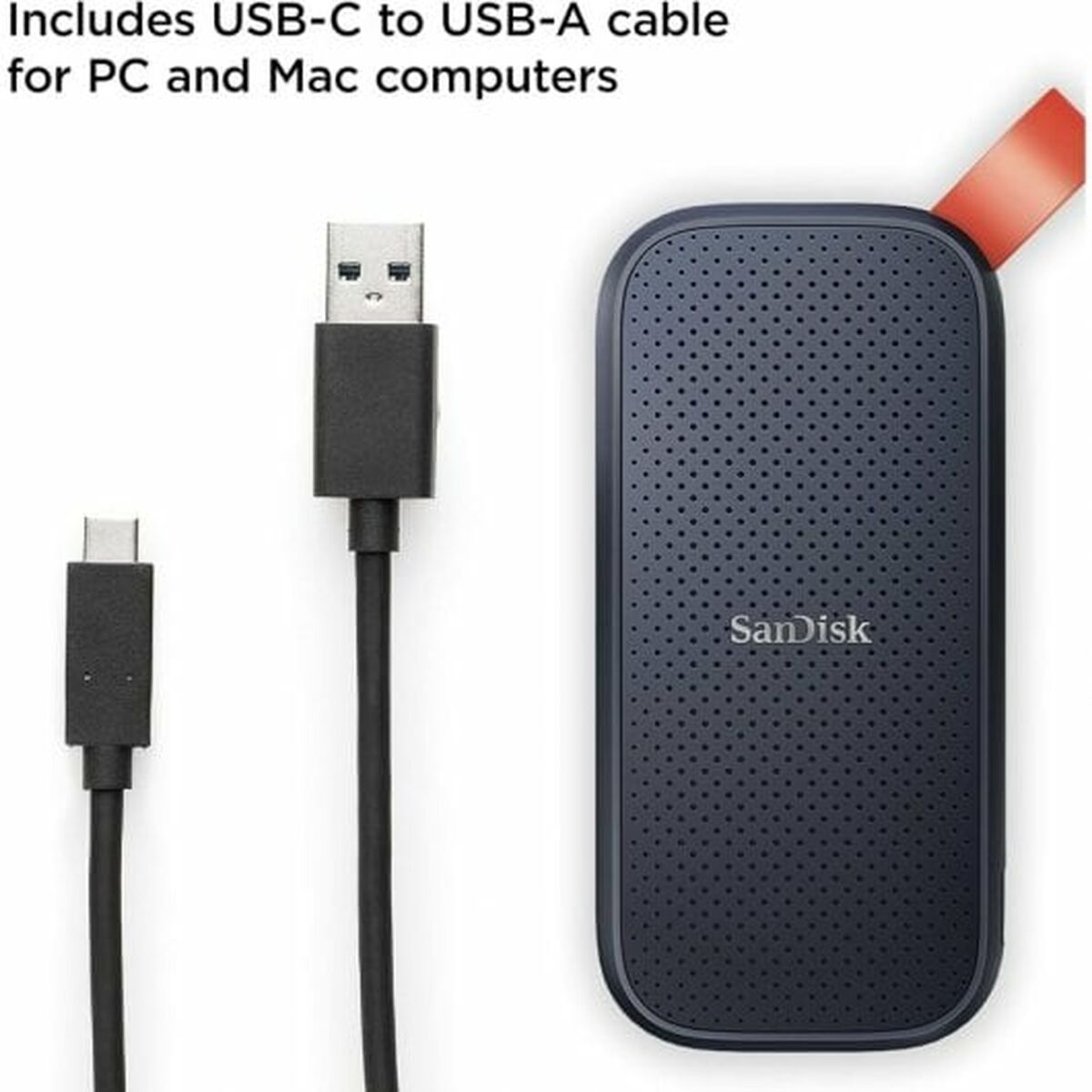 Extern Hårddisk SanDisk SDSSDE30-1T00-G26 1 TB SSD - 3