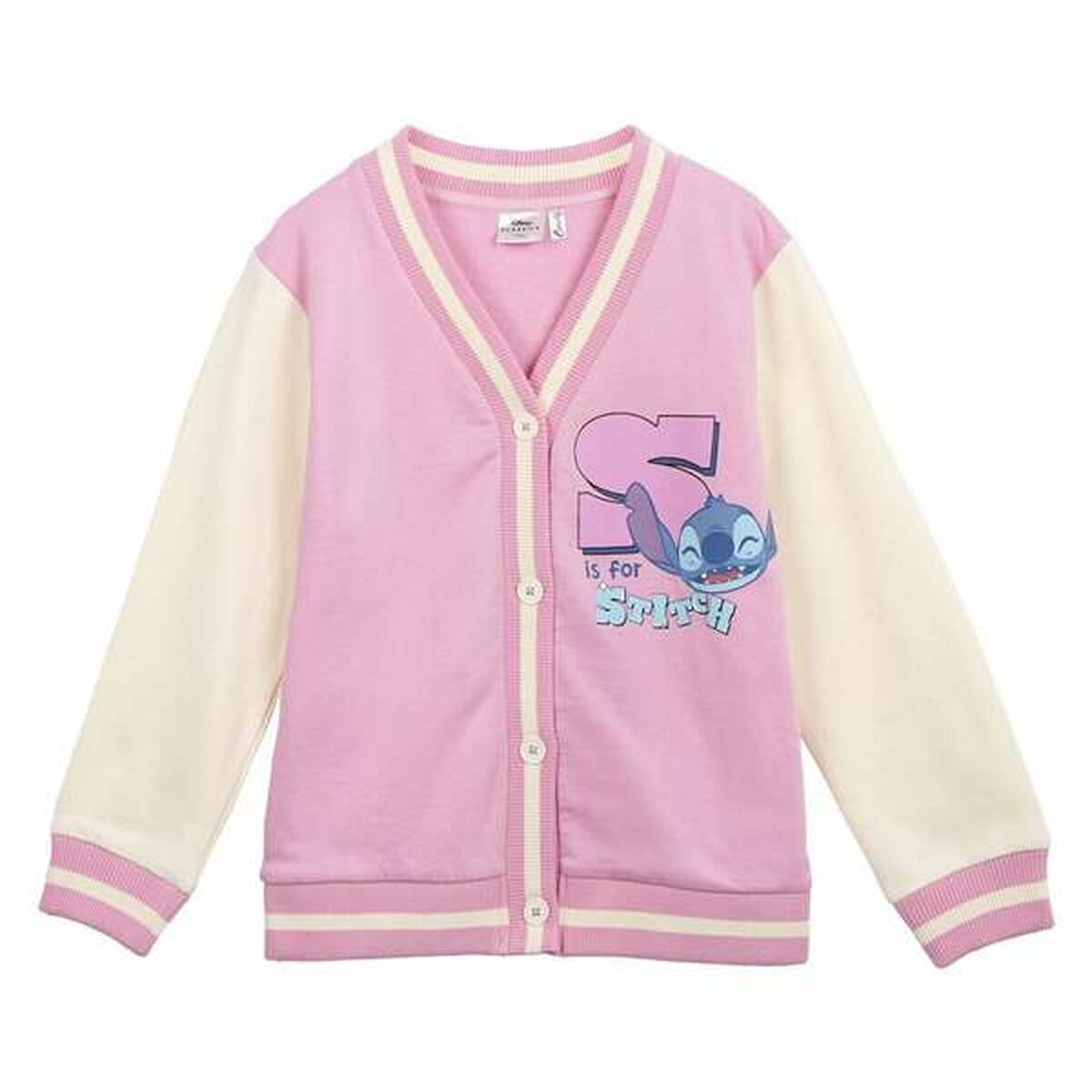 Överdel träningsoverall för barn Stitch Rosa