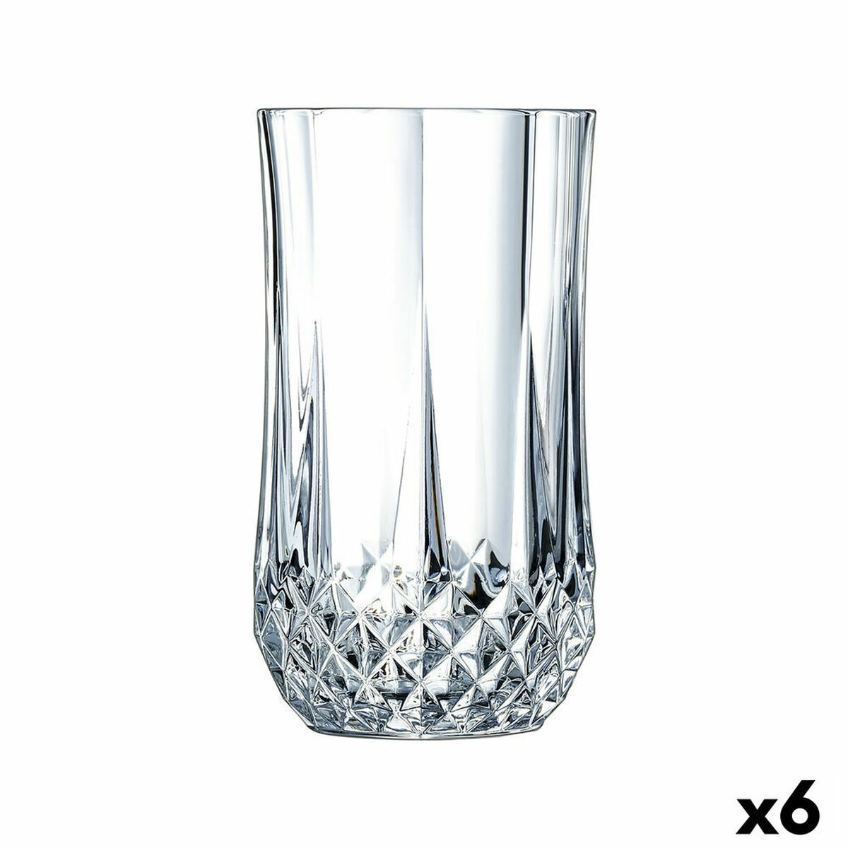 Kristallglas Cristal d’Arques Paris Longchamp Transparent Glas (36 cl) (Pack 6x) - 8