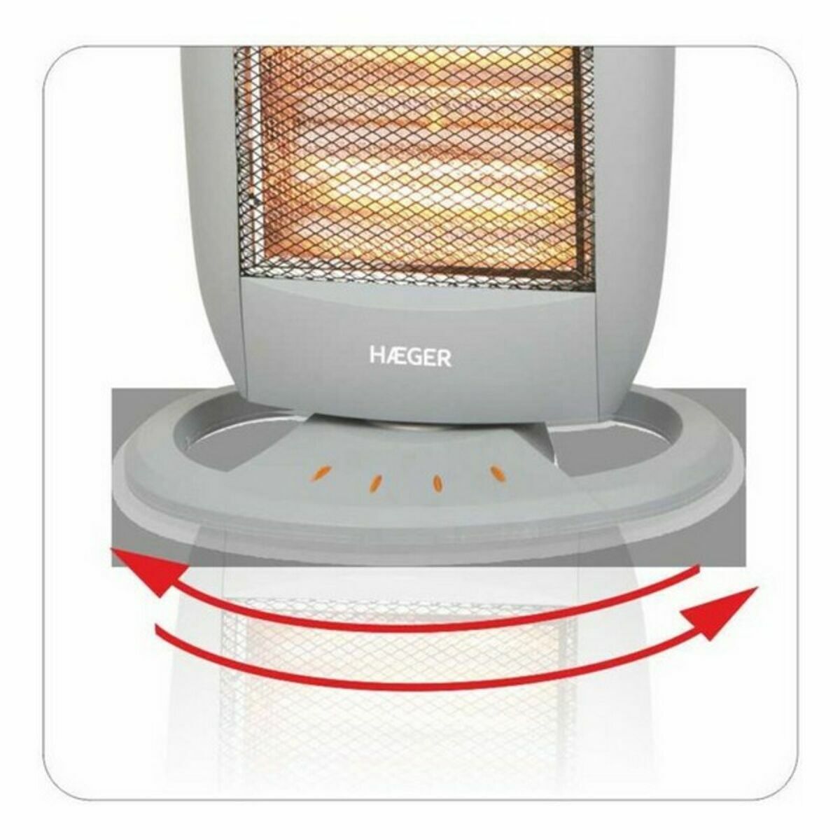Halogenvärmare Haeger HH-120.002A 1200 W Vit - 8