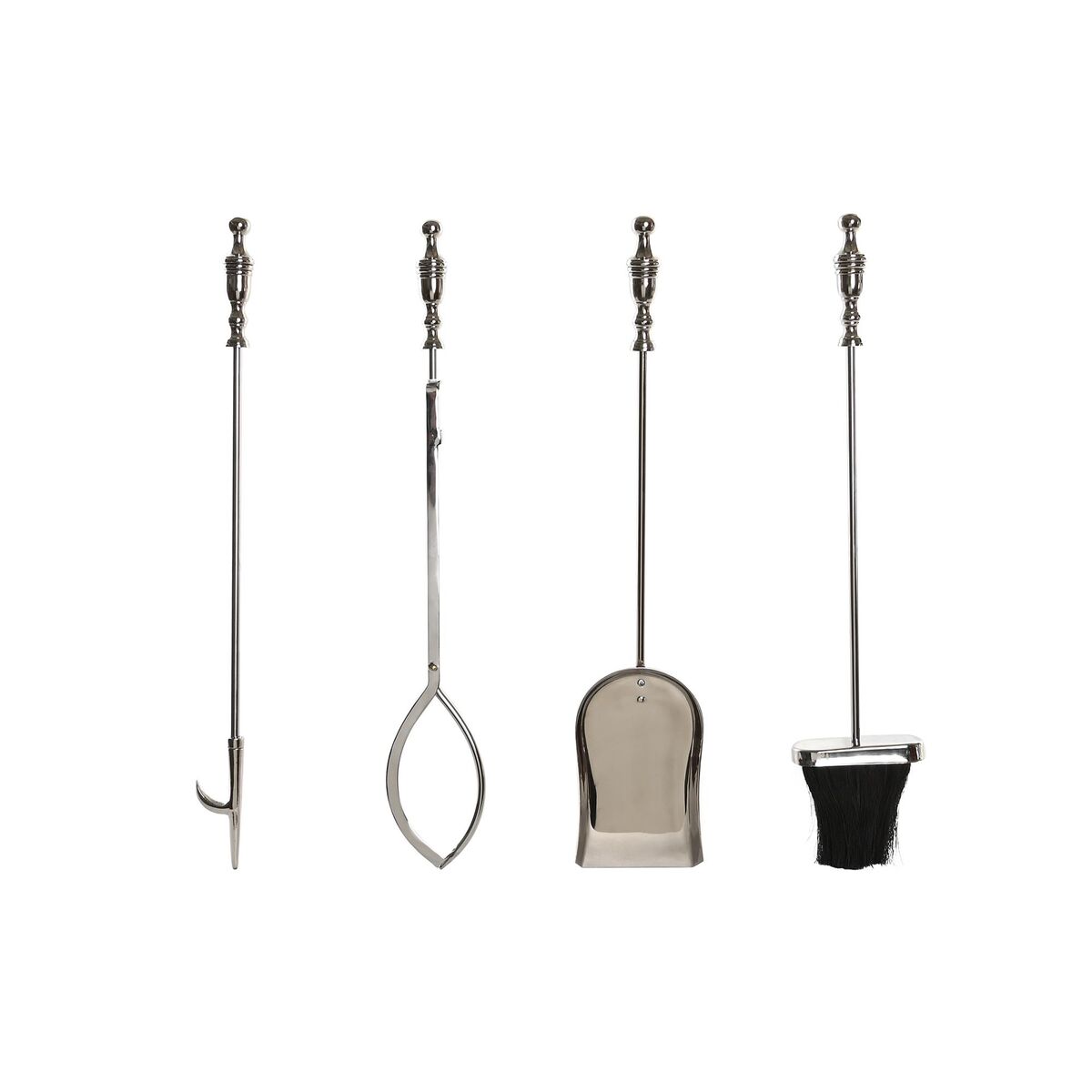 Brastillbehör DKD Home Decor Stål Aluminium (15 x 15 x 62 cm) - 5