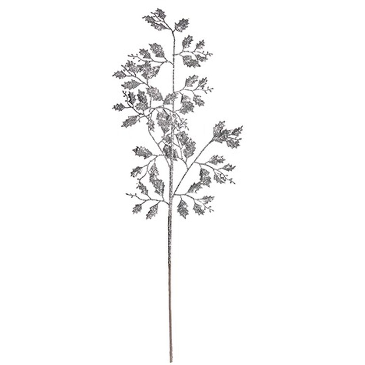 Gren Krist+ Silvrig Metall Plast Glitter 41 x 75 x 2,5 cm (12 antal) - 4
