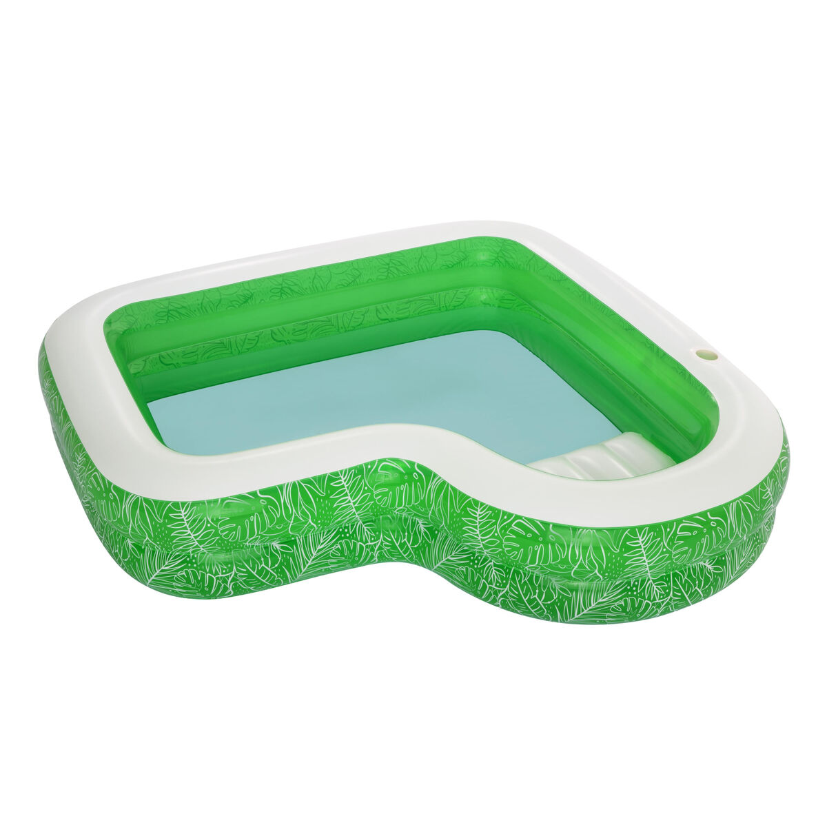 Bestway Uppblåsbar Pool 2 Kamrar Tropical 231x231x51 cm +6 År Trädgård 54336 - 5