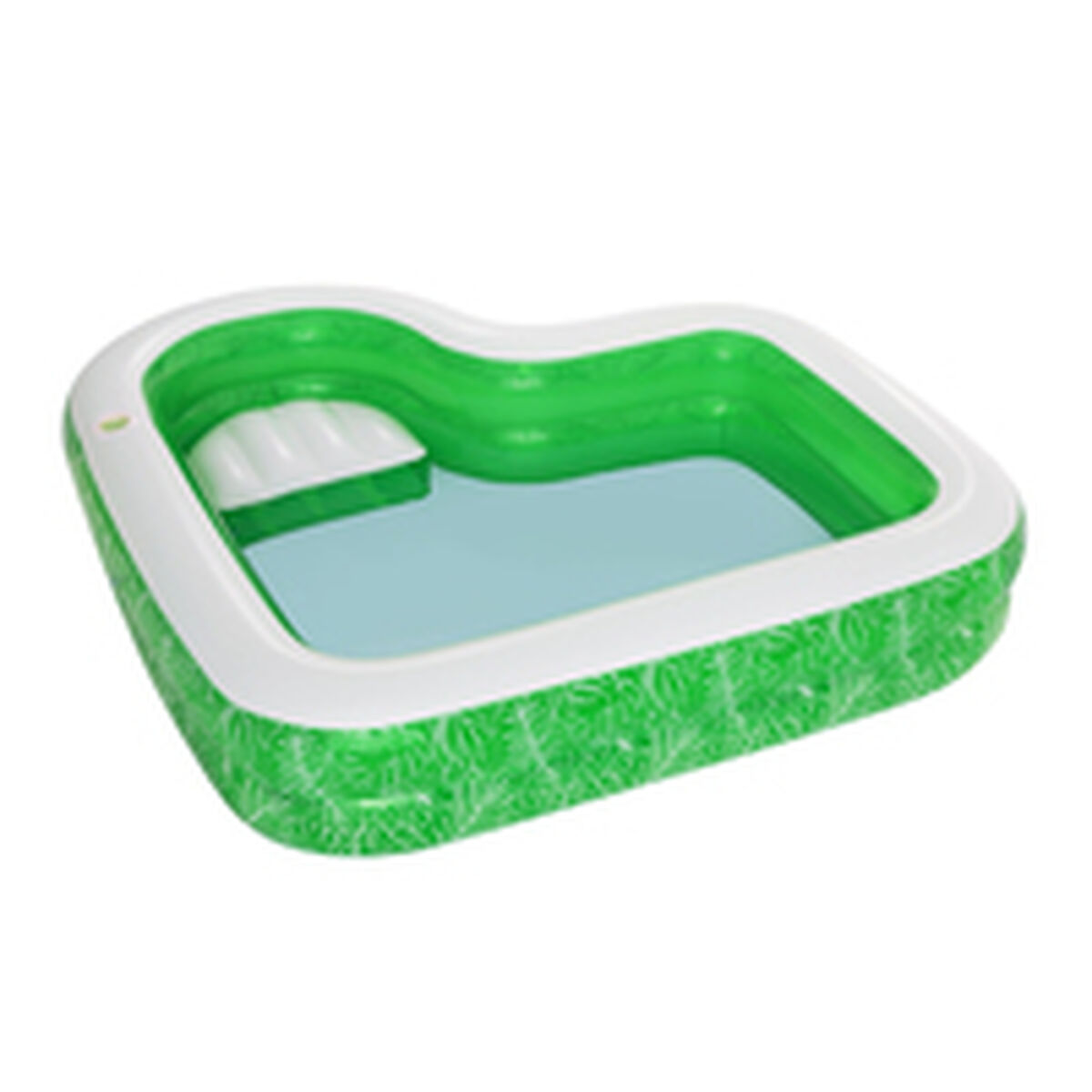 Bestway Uppblåsbar Pool 2 Kamrar Tropical 231x231x51 cm +6 År Trädgård 54336 - 7