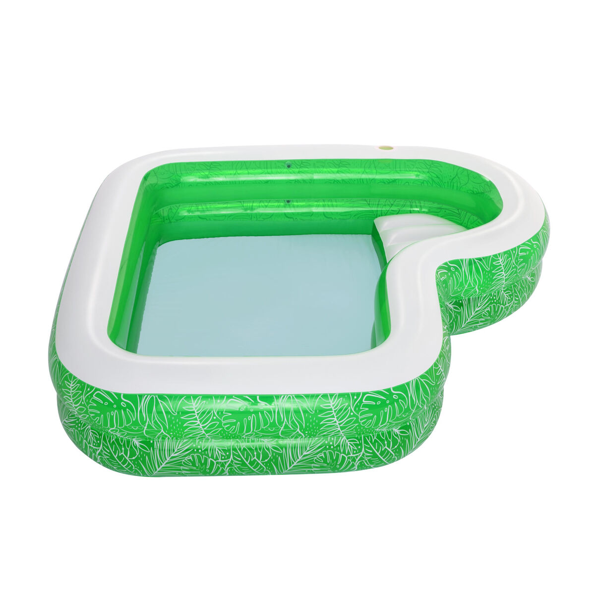 Bestway Uppblåsbar Pool 2 Kamrar Tropical 231x231x51 cm +6 År Trädgård 54336 - 11