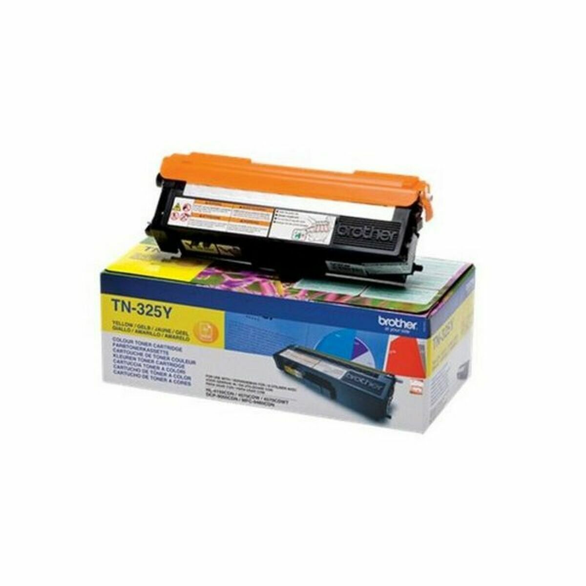 Original Toner Brother TN-325Y Gul - 6