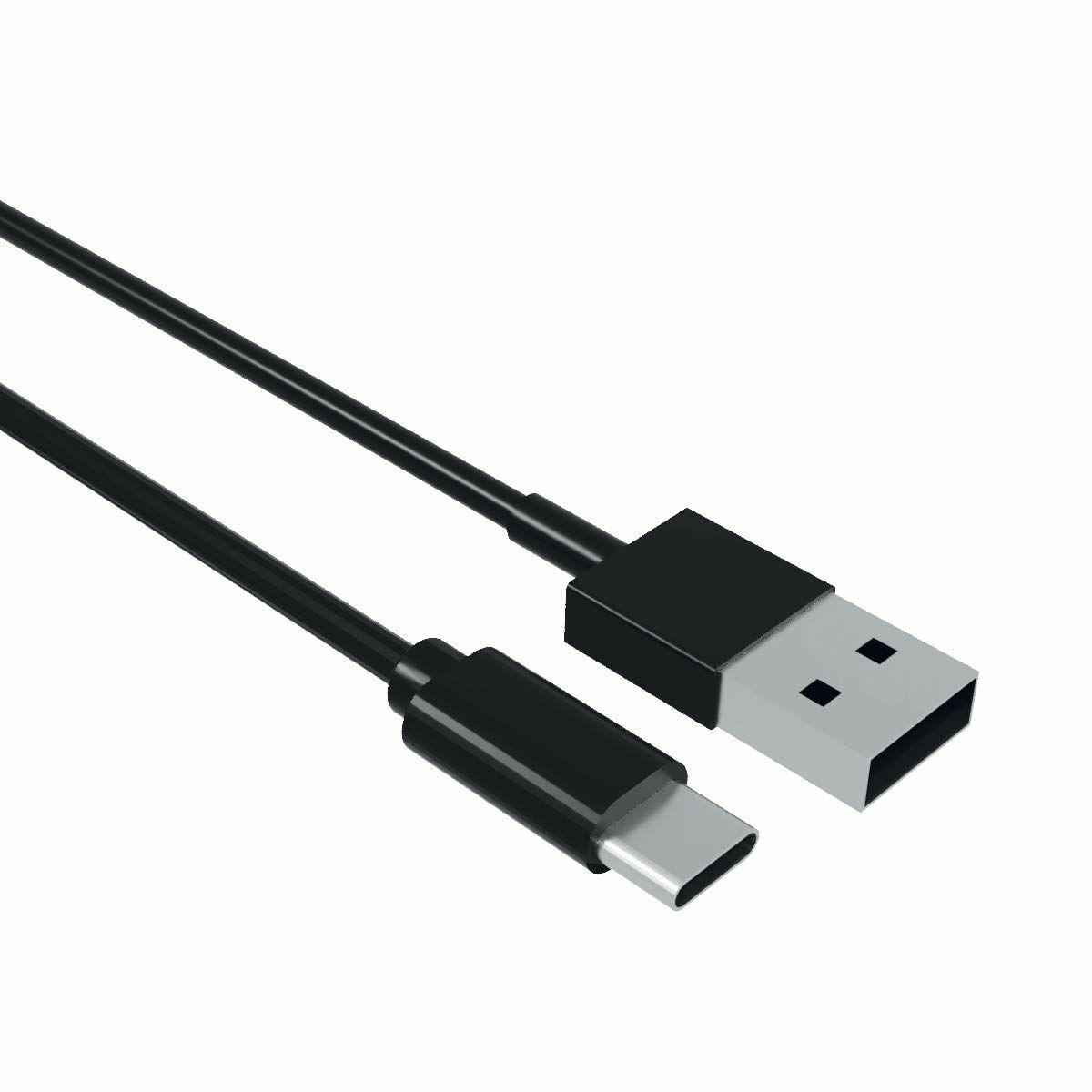 USB A till USB C Kabel Contact (1 m) Svart - 4