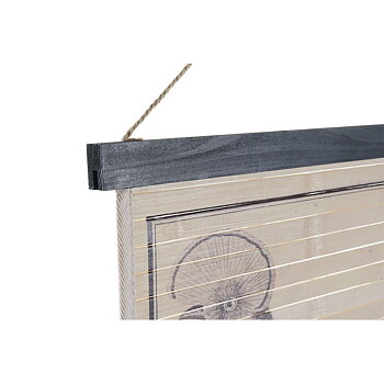 Kanvas DKD Home Decor Fåglar 60 x 2 x 90 cm Cottage (4 Delar)